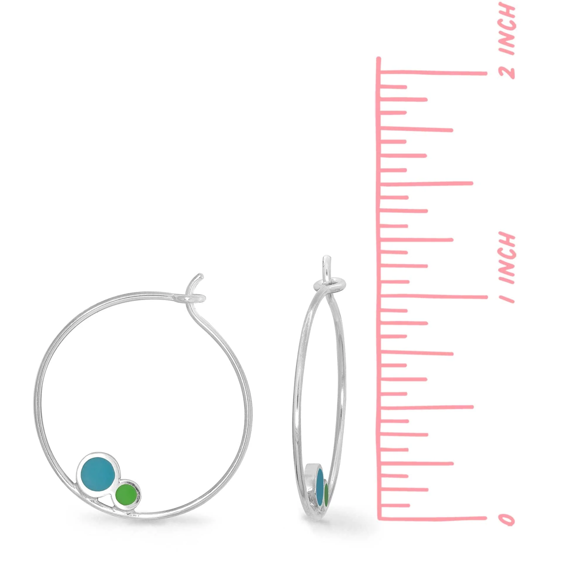 Aiko Hoops with Color Bubbles - Image 4