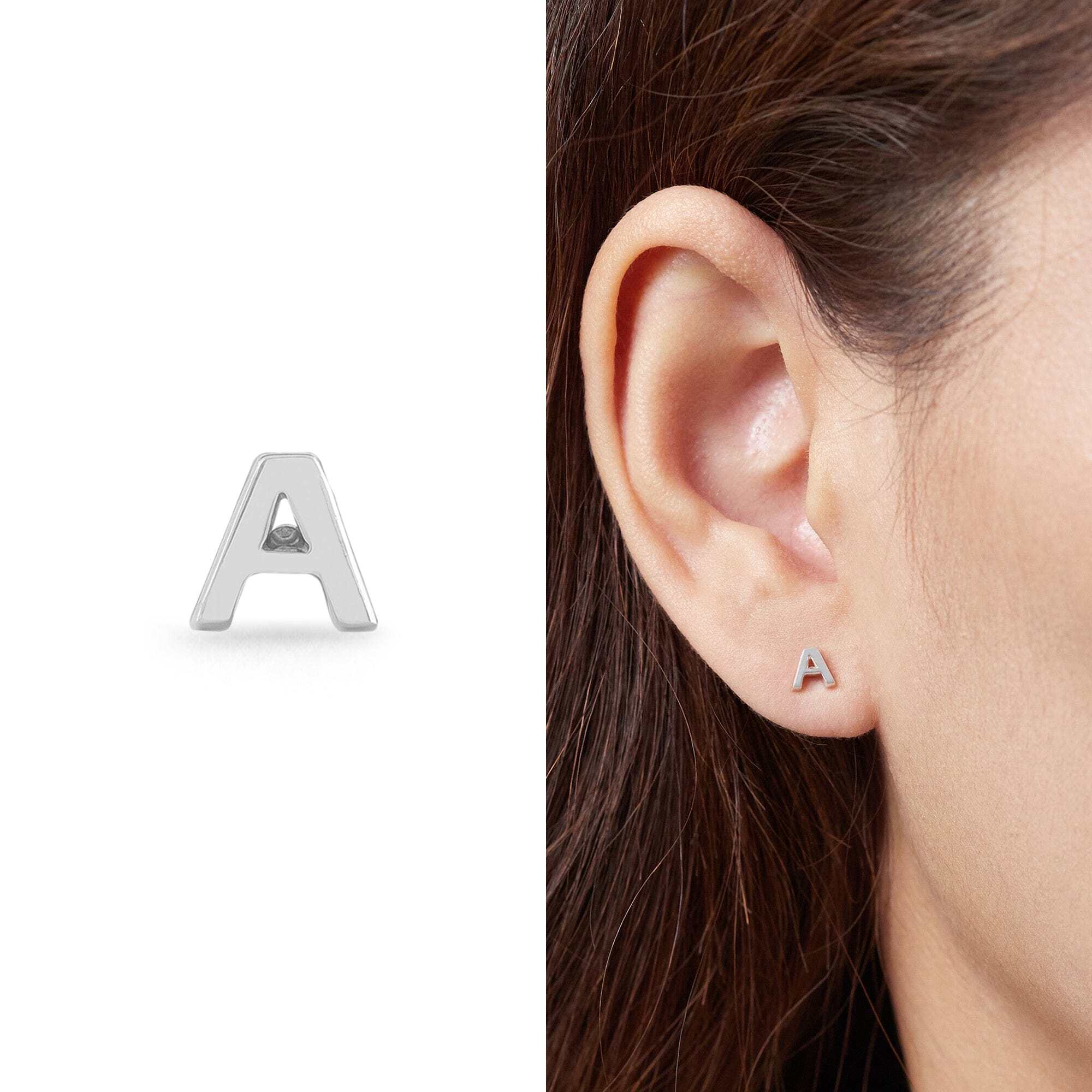 Alphabet Single Letter Stud - Image 3