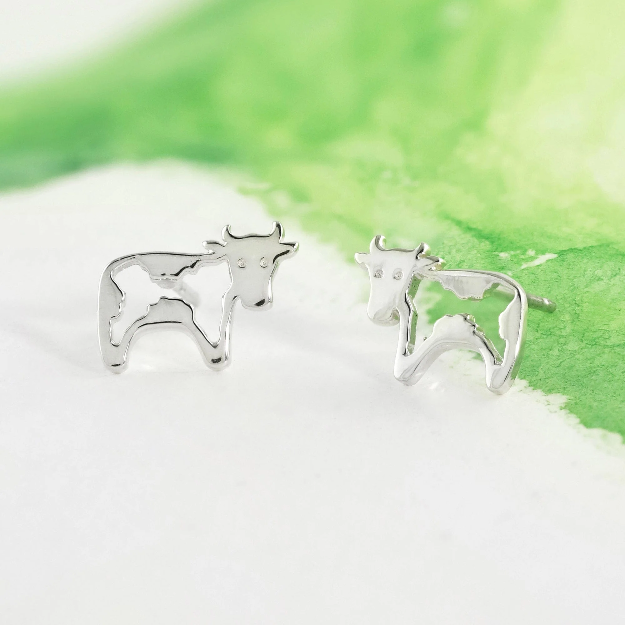 Animal Zodiac Stud Earrings - Image 14