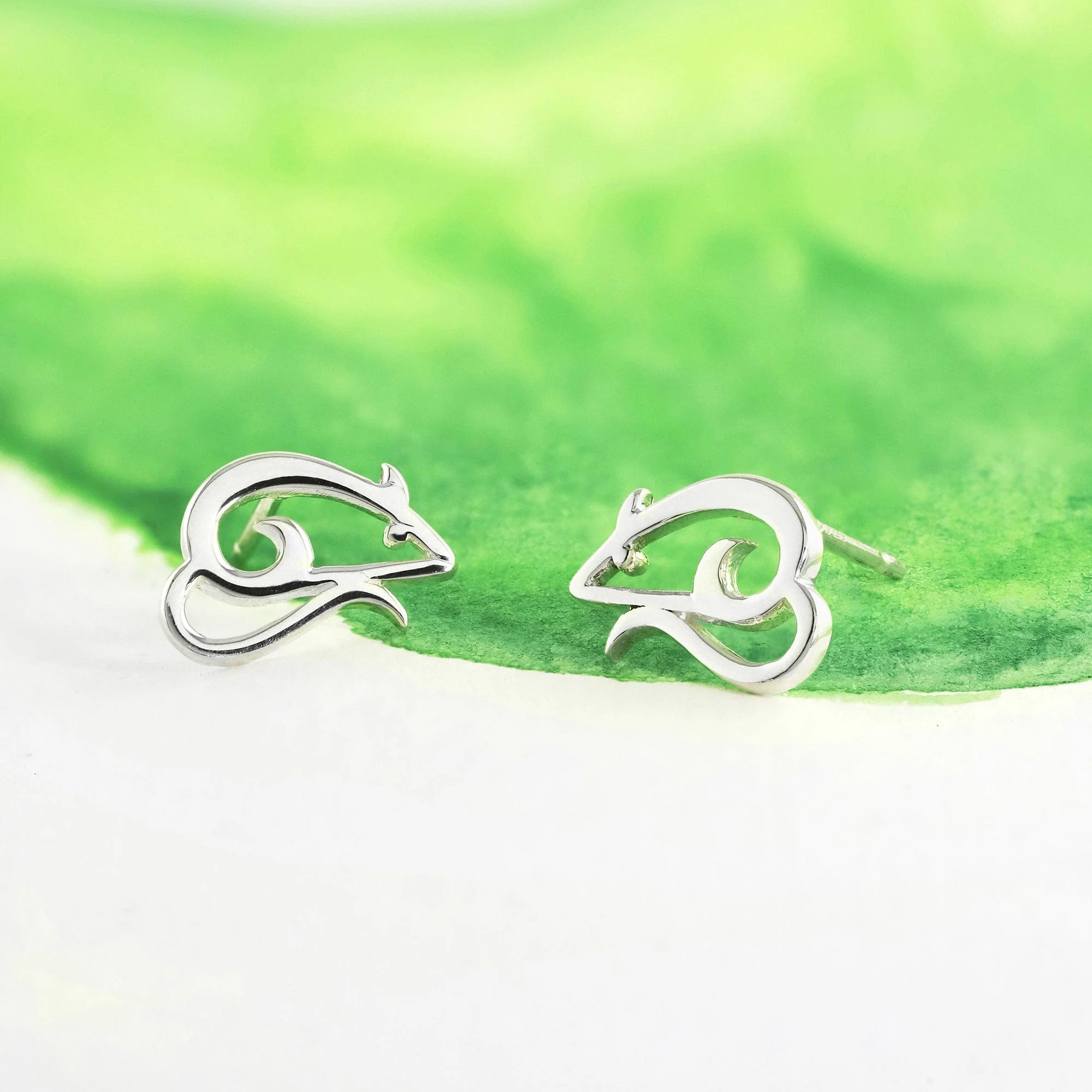 Animal Zodiac Stud Earrings - Image 26