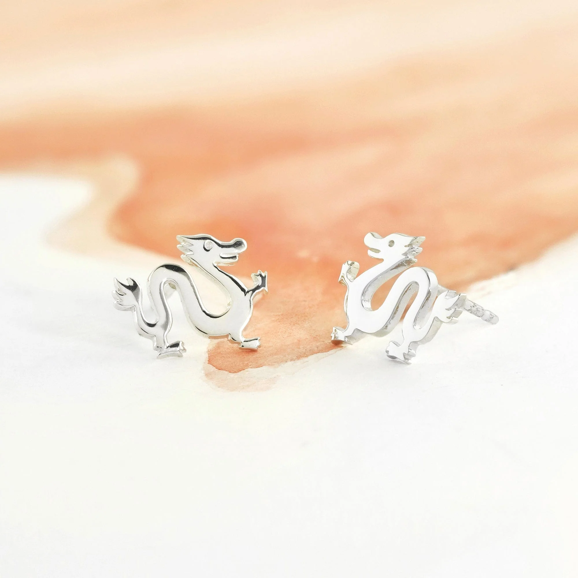 Animal Zodiac Stud Earrings - Image 4