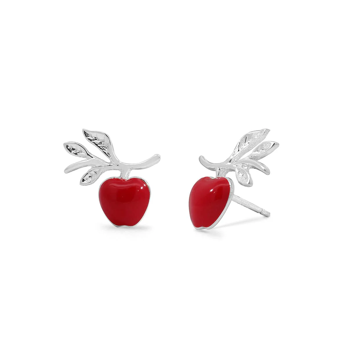 Apple Branch Stud Earrings