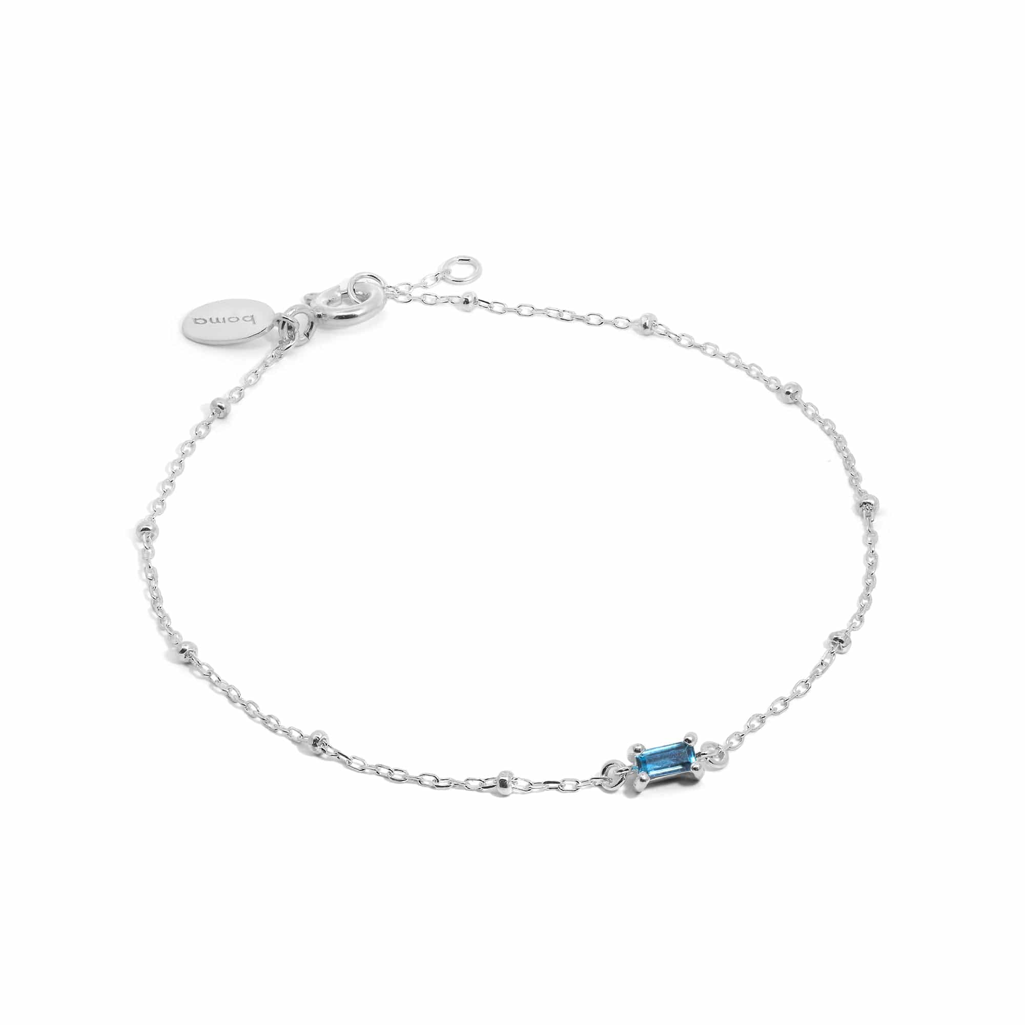 Aria Baguette Gemstone Bracelet