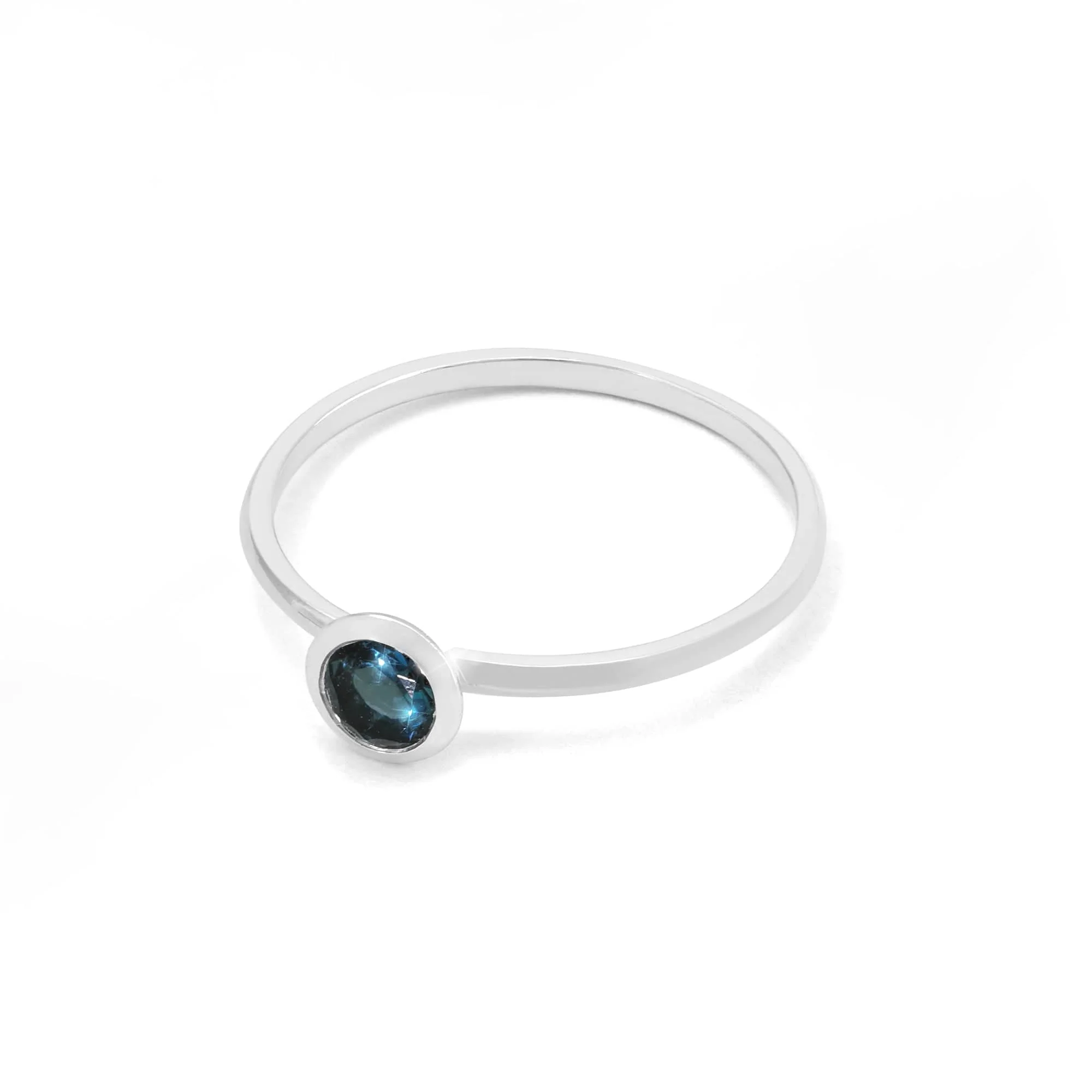 Aria Bezel Gemstone Ring - Image 10