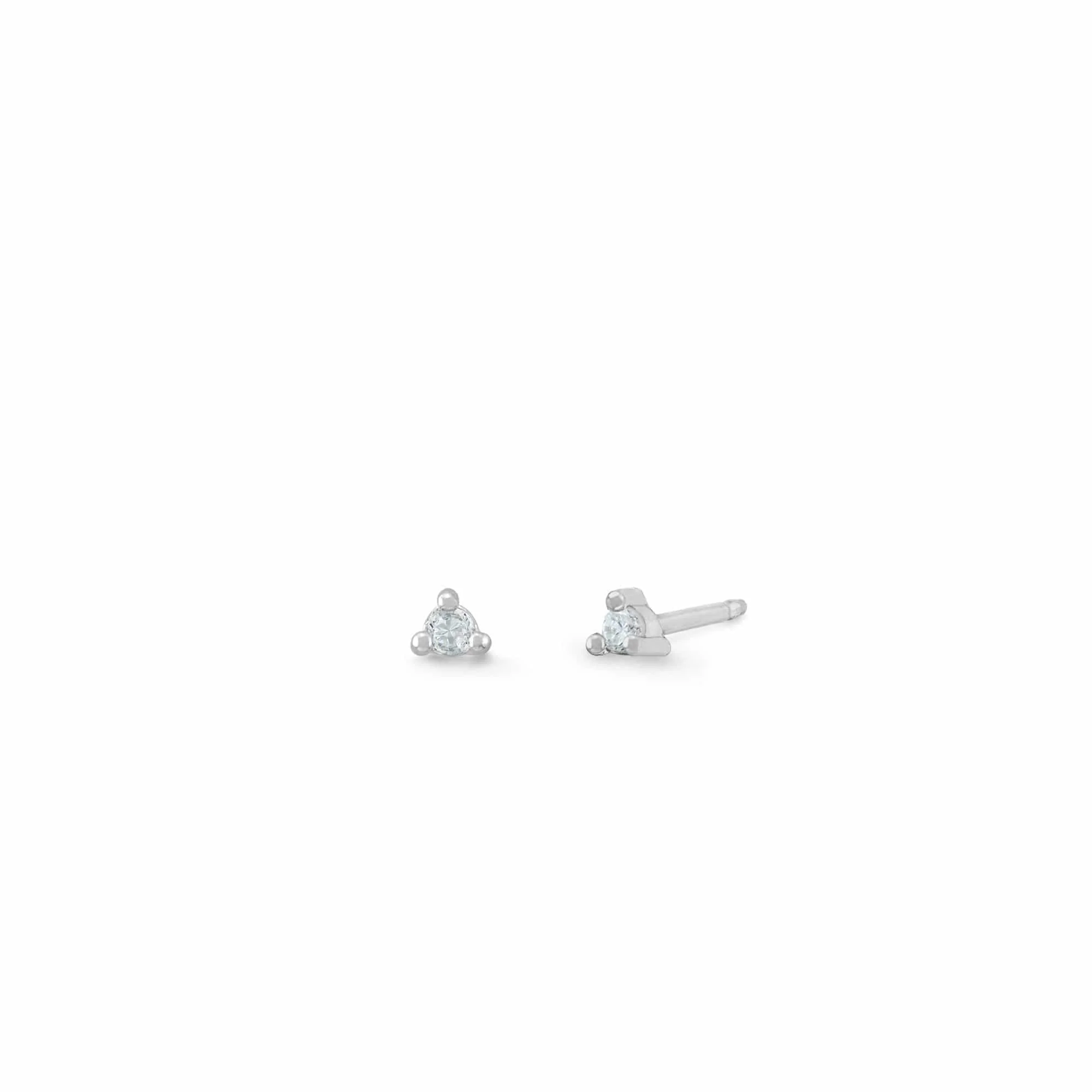 Aria Mini Dot Gemstone Studs