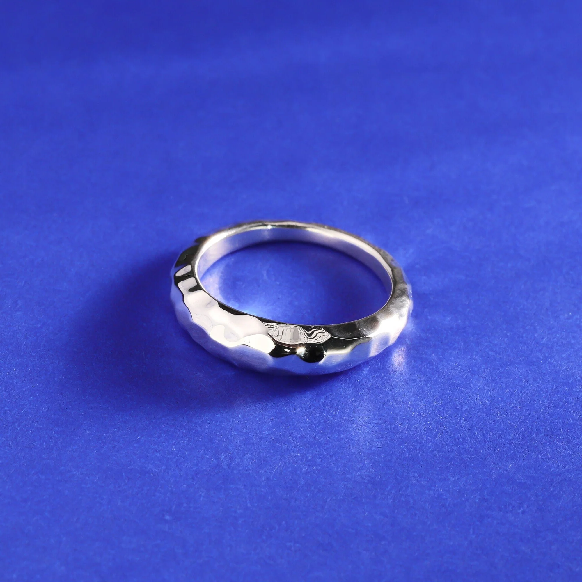 Ariana Organic Hammered Ring - Image 3