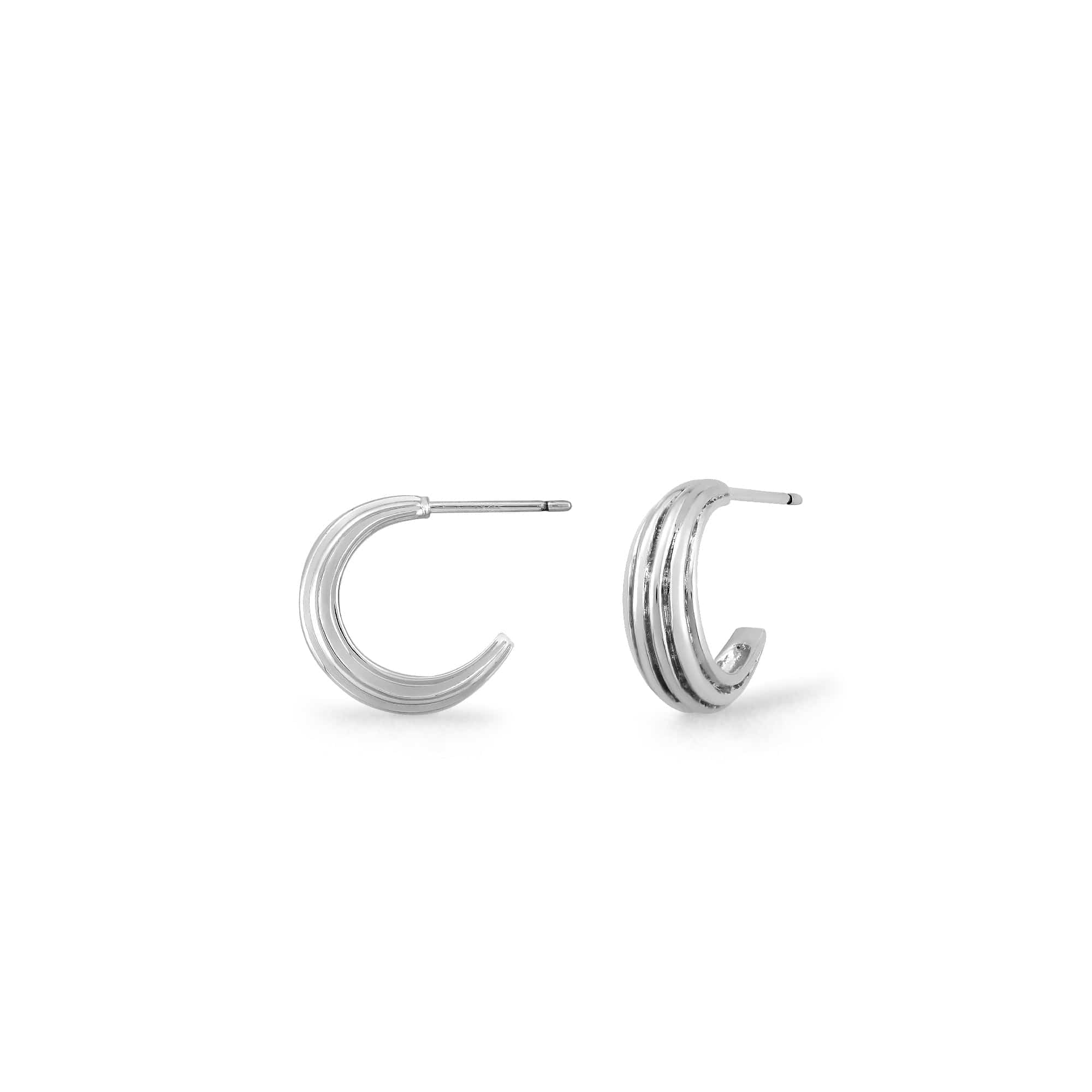 Ava Lined Hoops