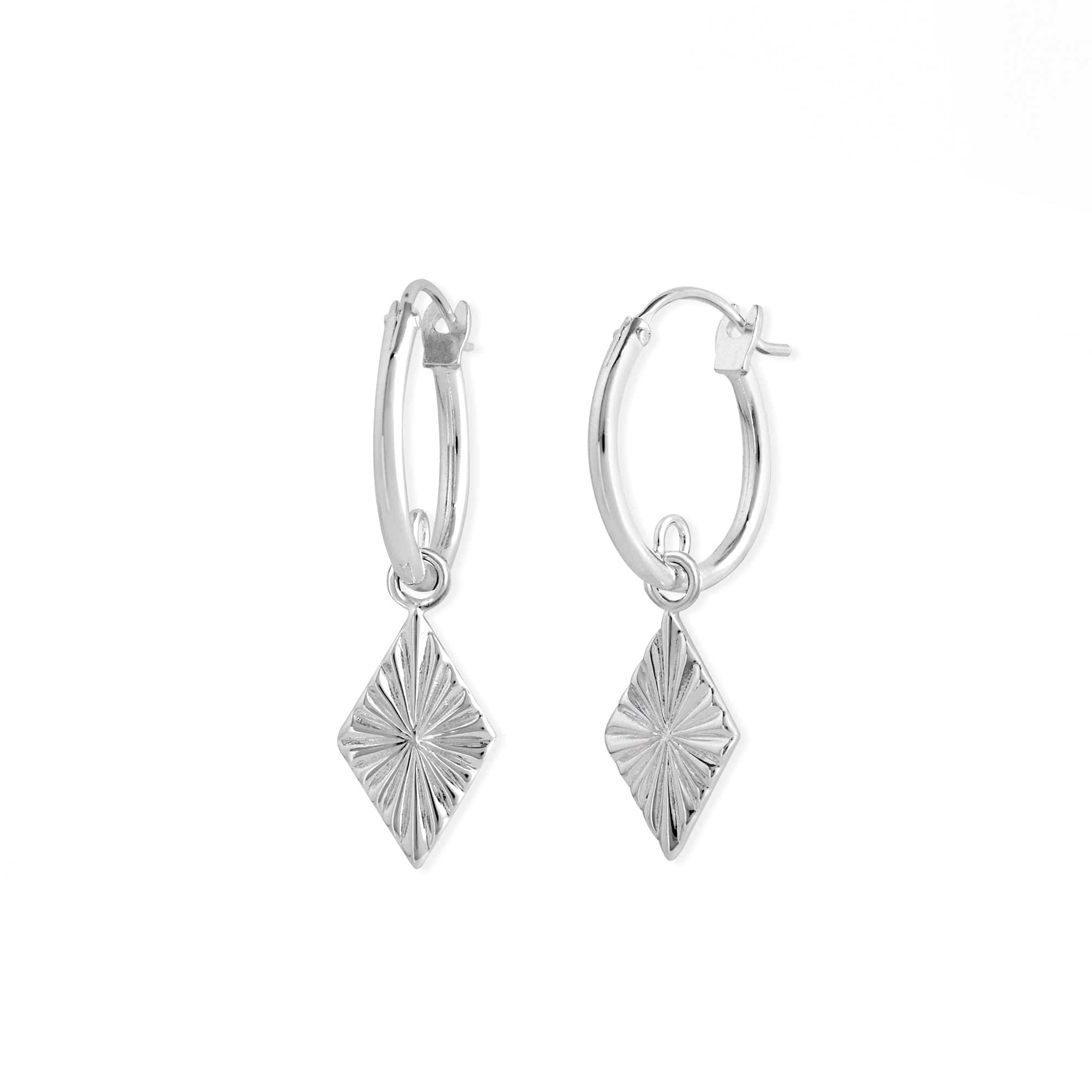 Ava Rhombus Shaped Hoops