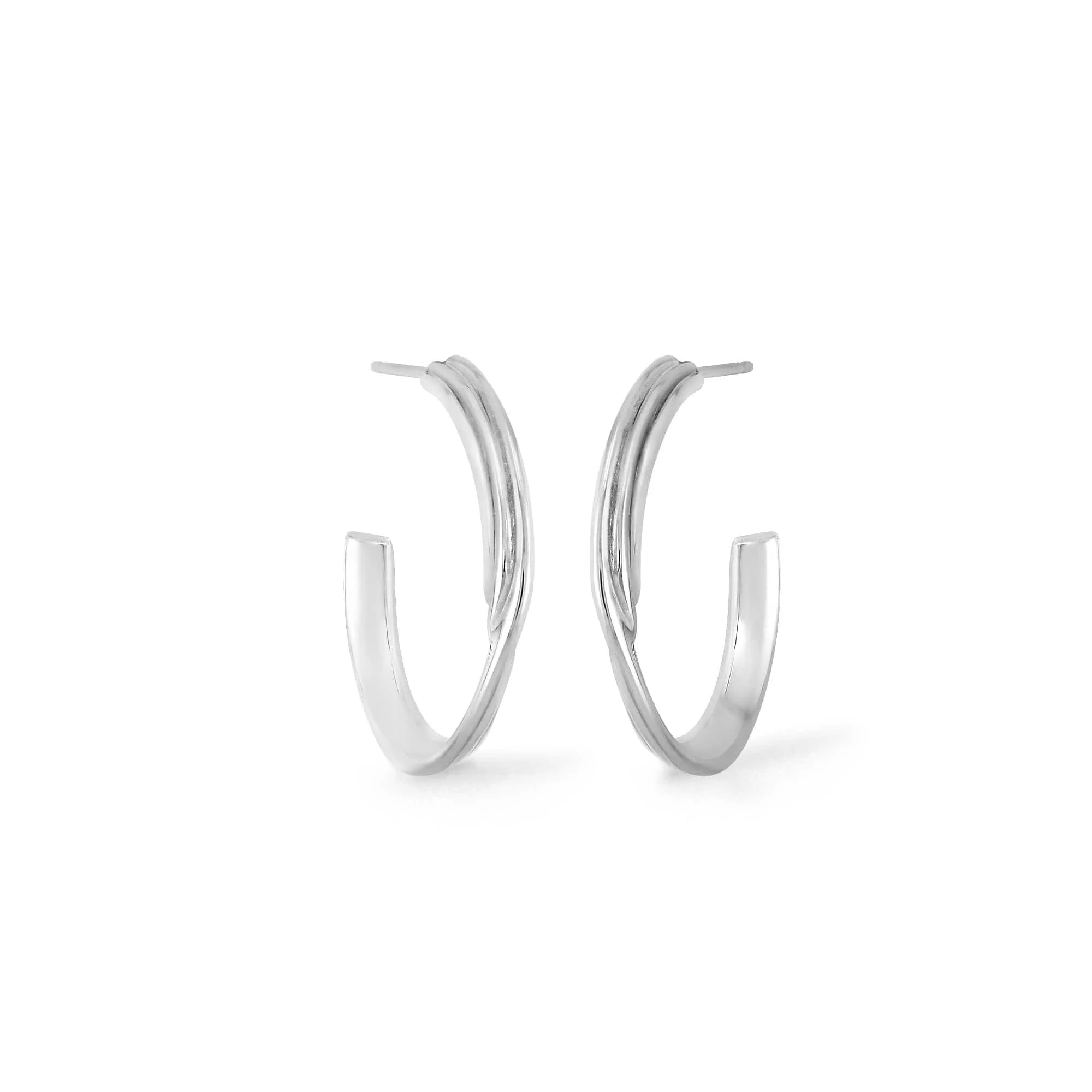 Ava Triple Lined Hoops