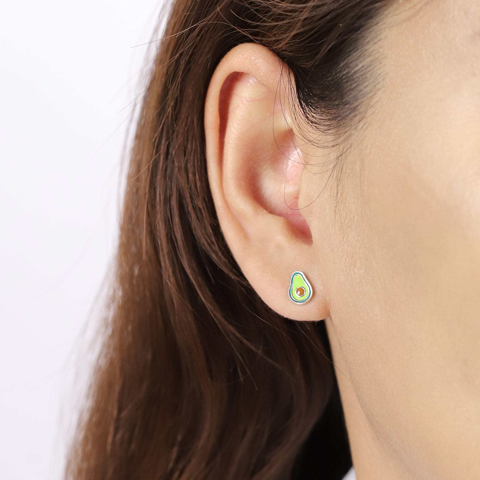 Avocado Stud Earrings - Image 2
