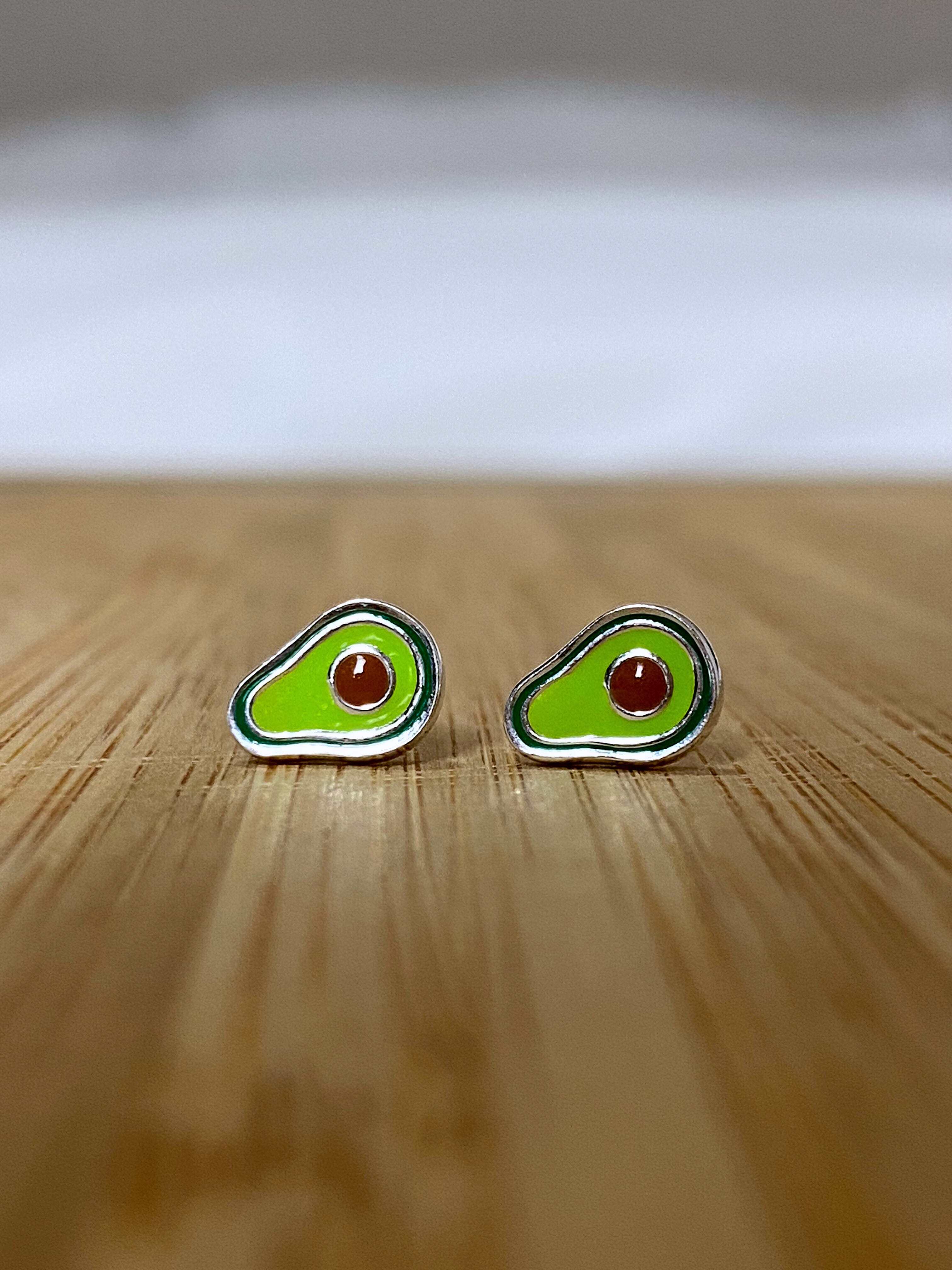 Avocado Stud Earrings - Image 3