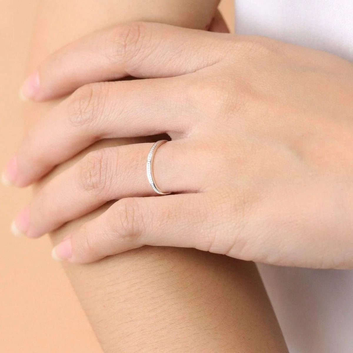 Beaded Stacking Ring - Image 3
