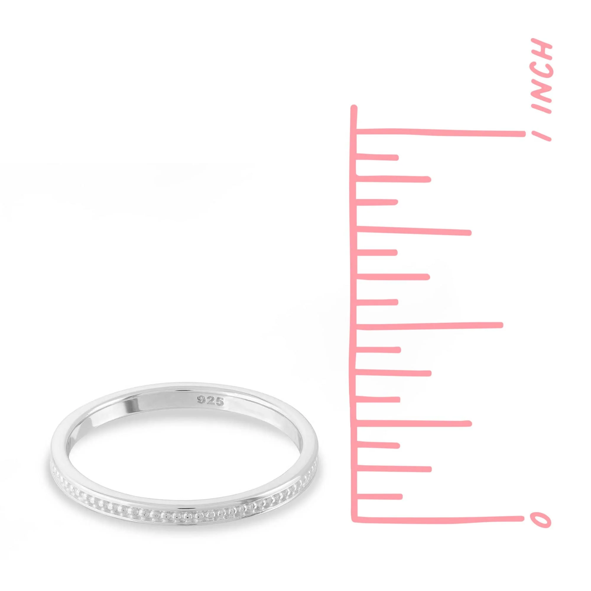 Beaded Stacking Ring - Image 4