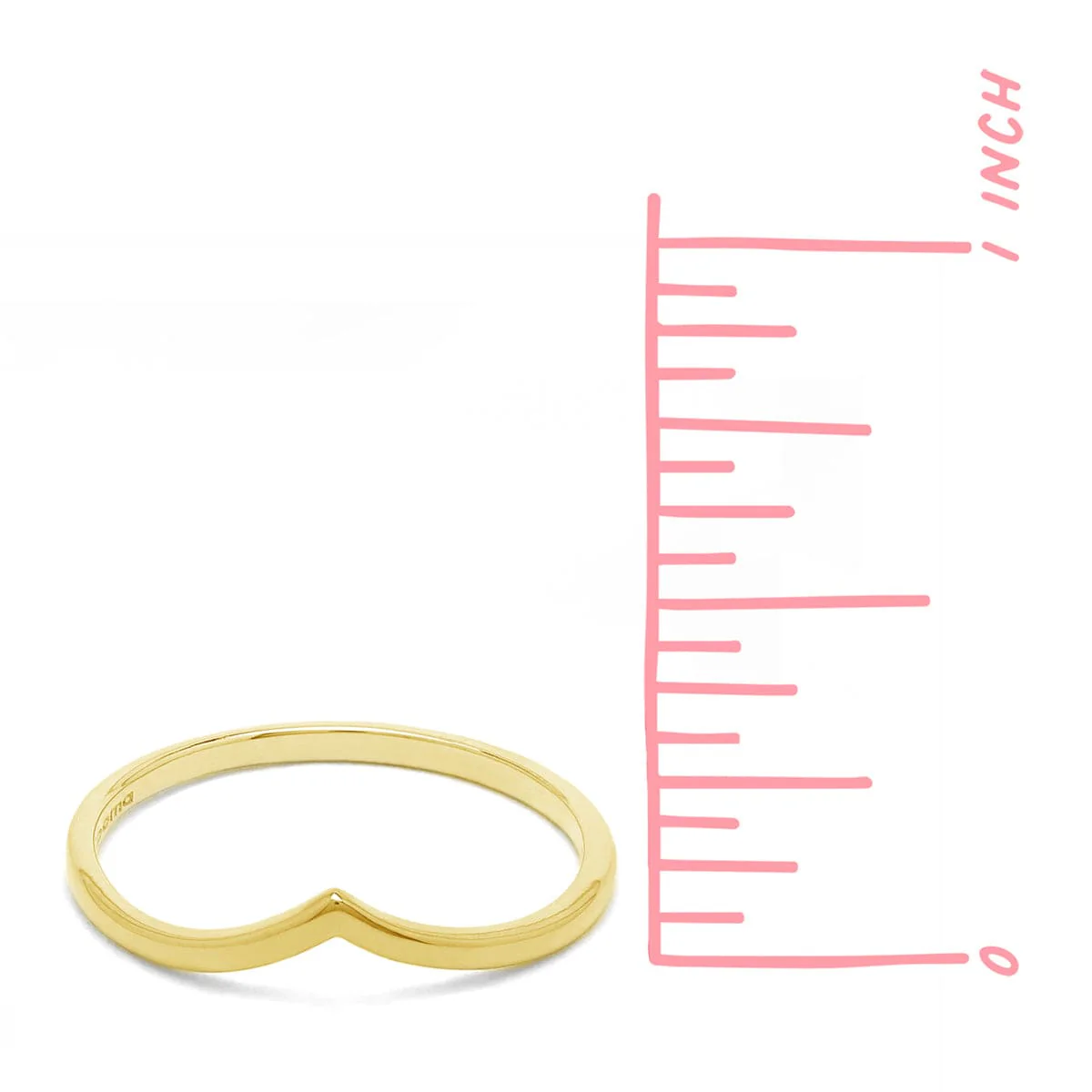 Belle Chevron Ring - Image 6