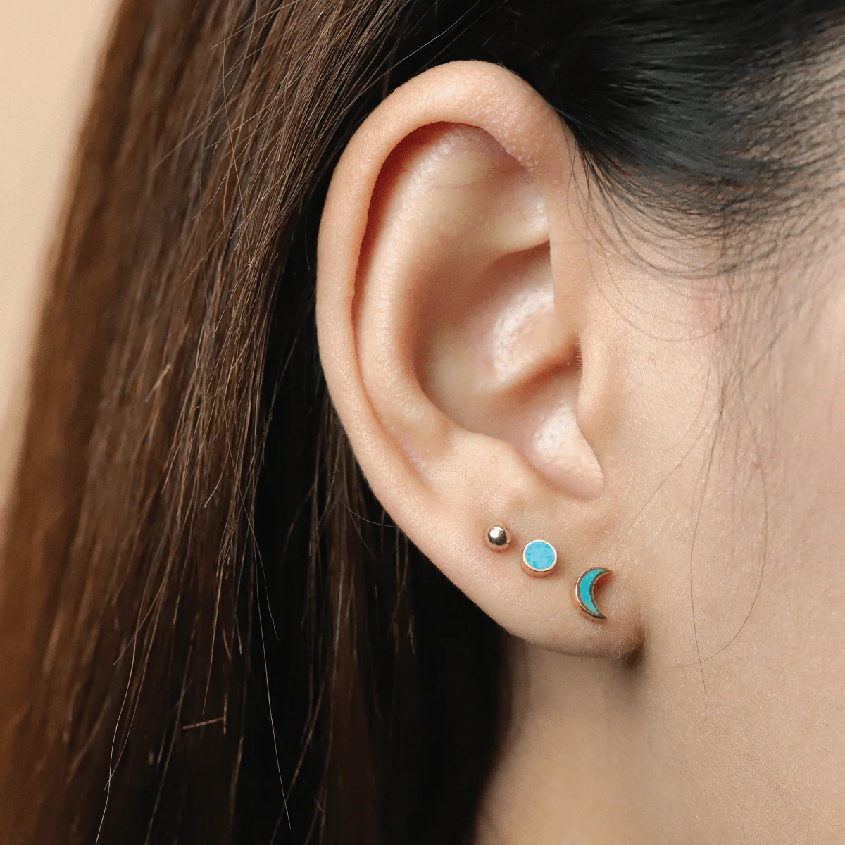 Belle Crescent Studs - Image 5