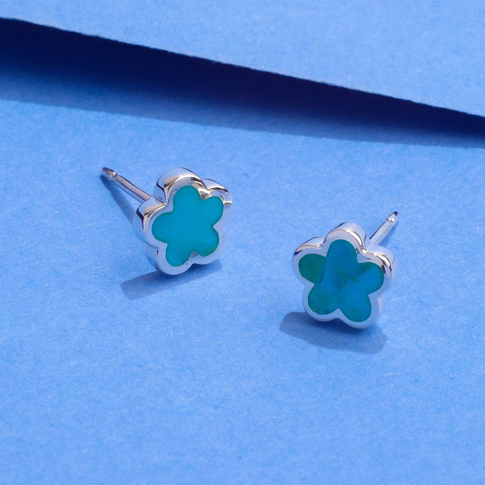 Belle Daisy Studs with Stone - Image 3