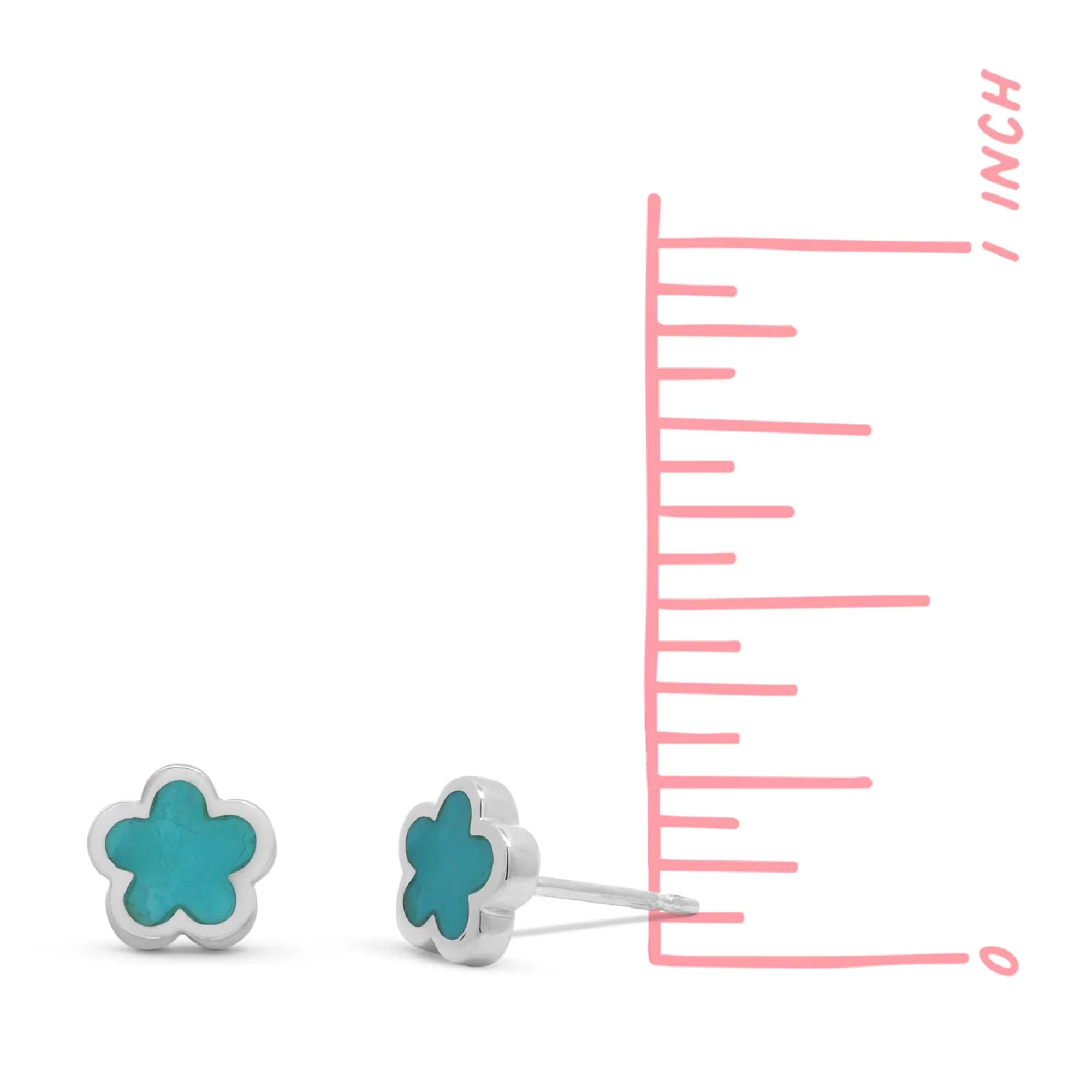 Belle Daisy Studs with Stone - Image 8