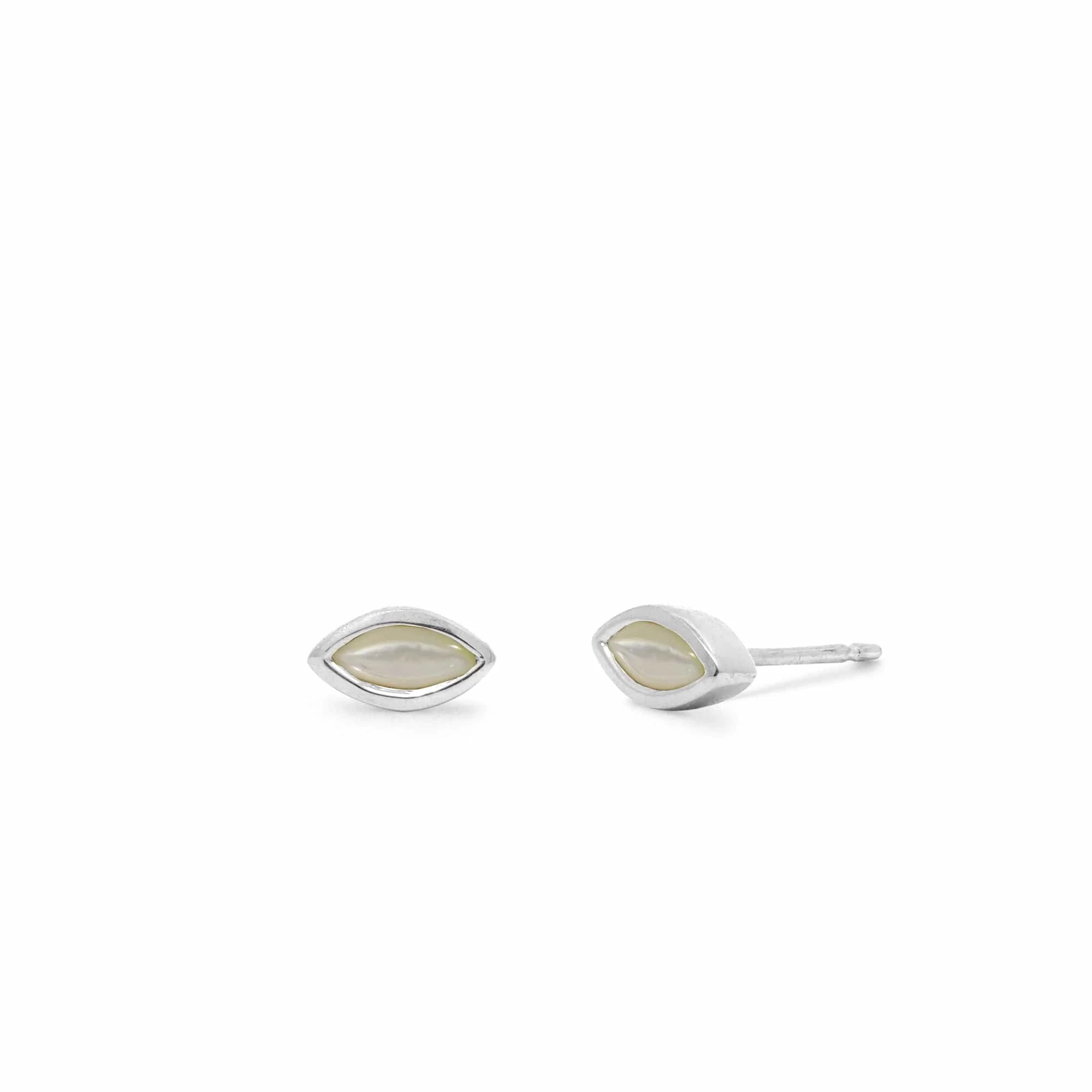 Belle Evil Eye Stud Earrings with Stone - Image 4