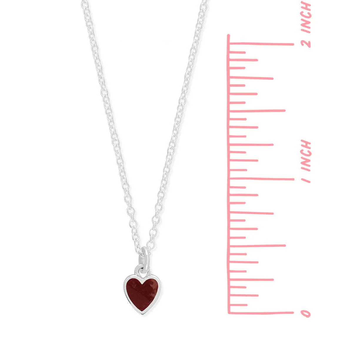 Belle Heart Necklace with Stone - Image 9