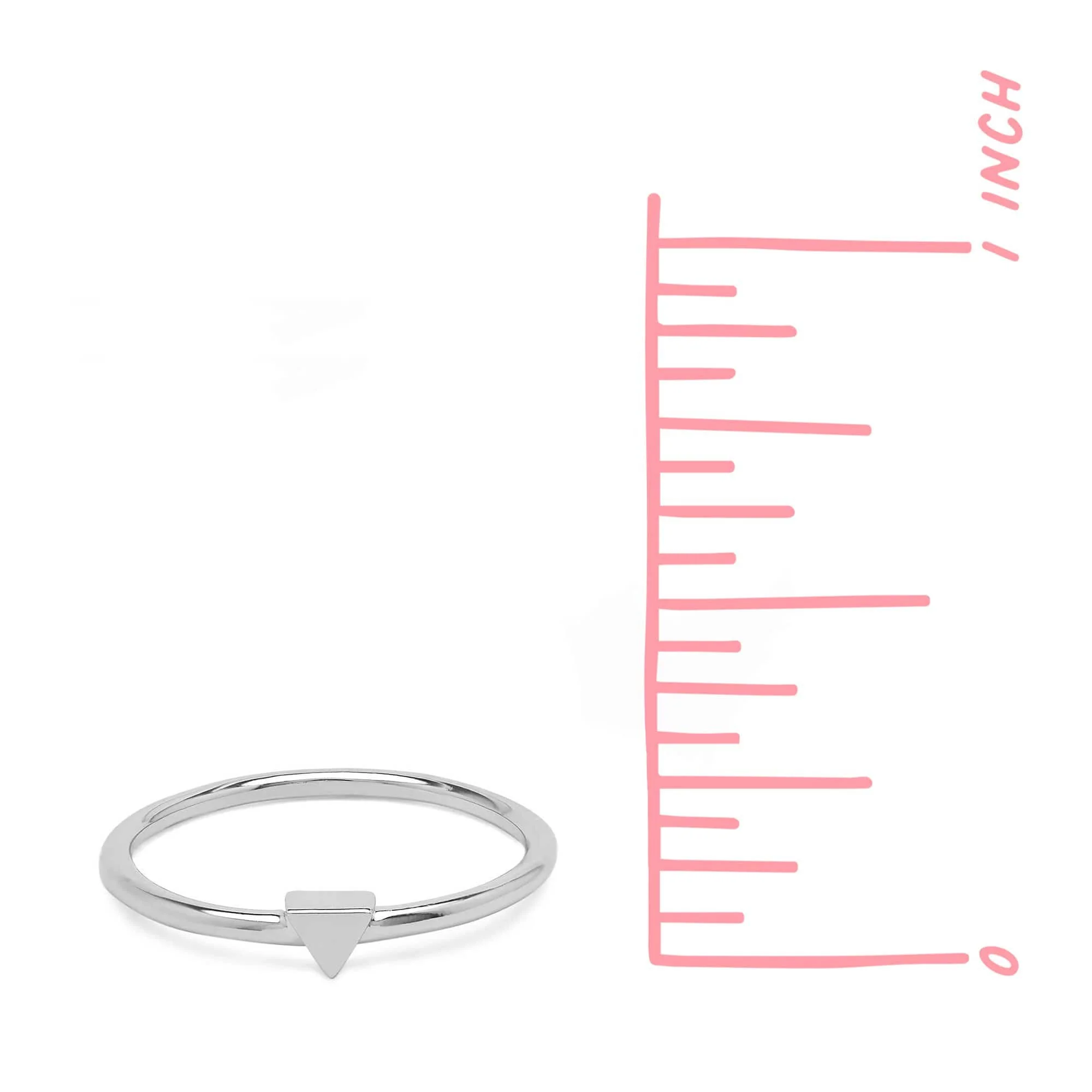 Belle Mini Pyramid Ring - Image 3