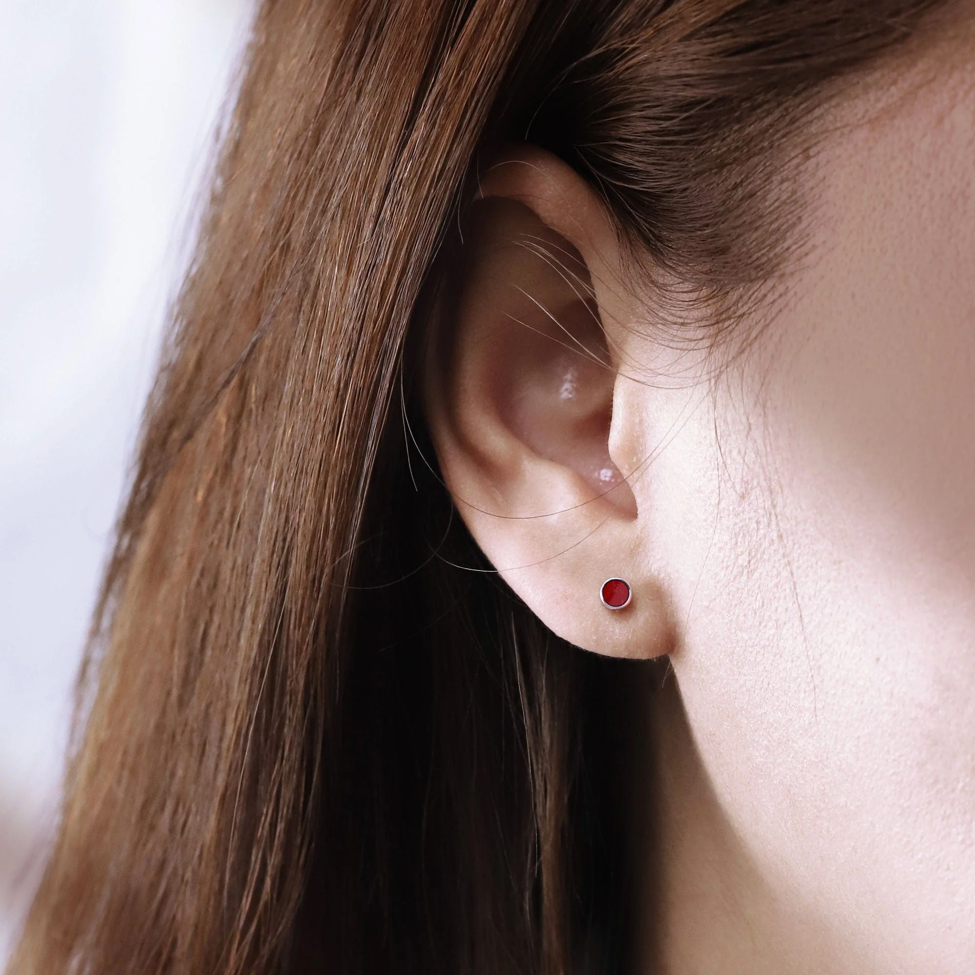 Belle Mini Studs with Stone - Image 14