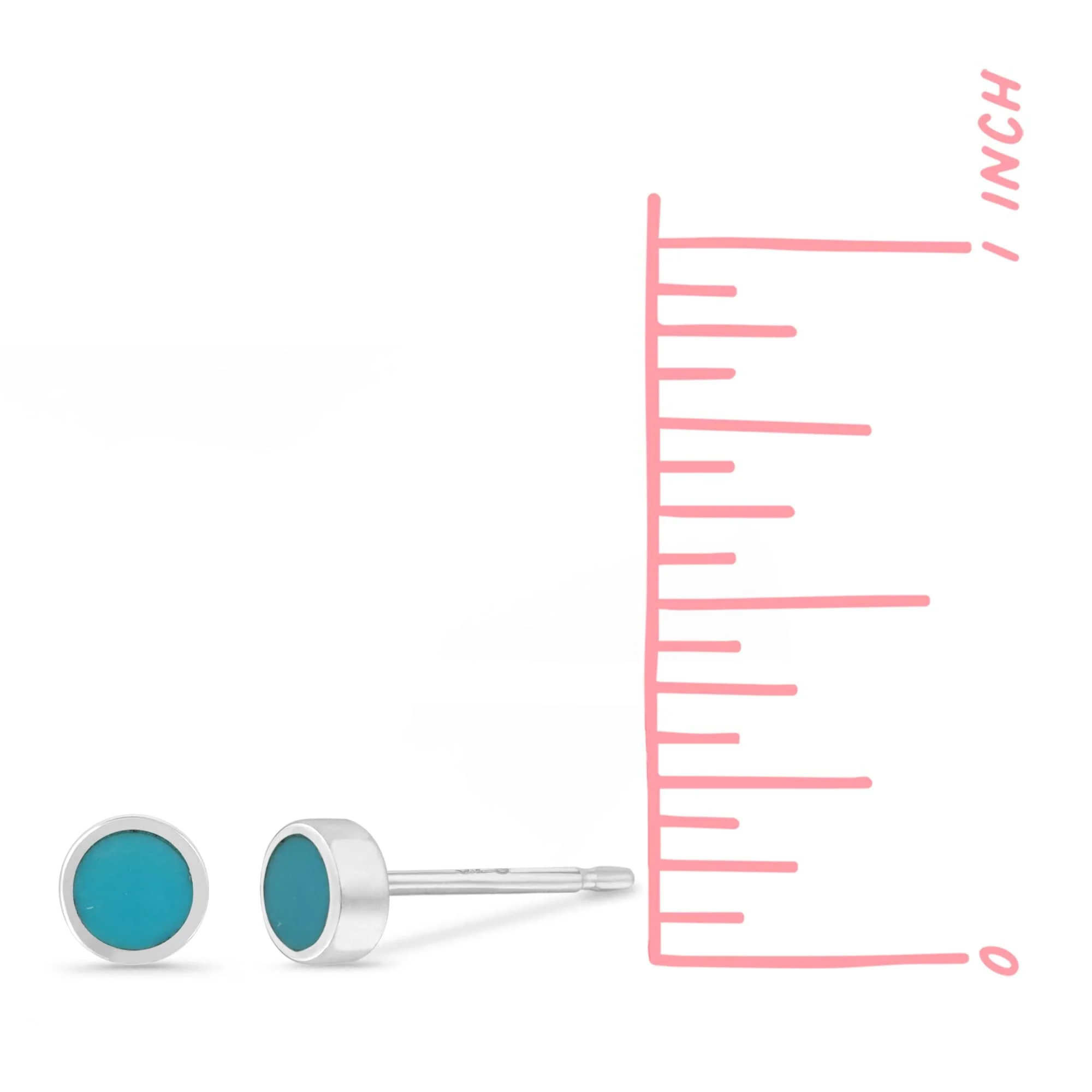 Belle Mini Studs with Stone - Image 34