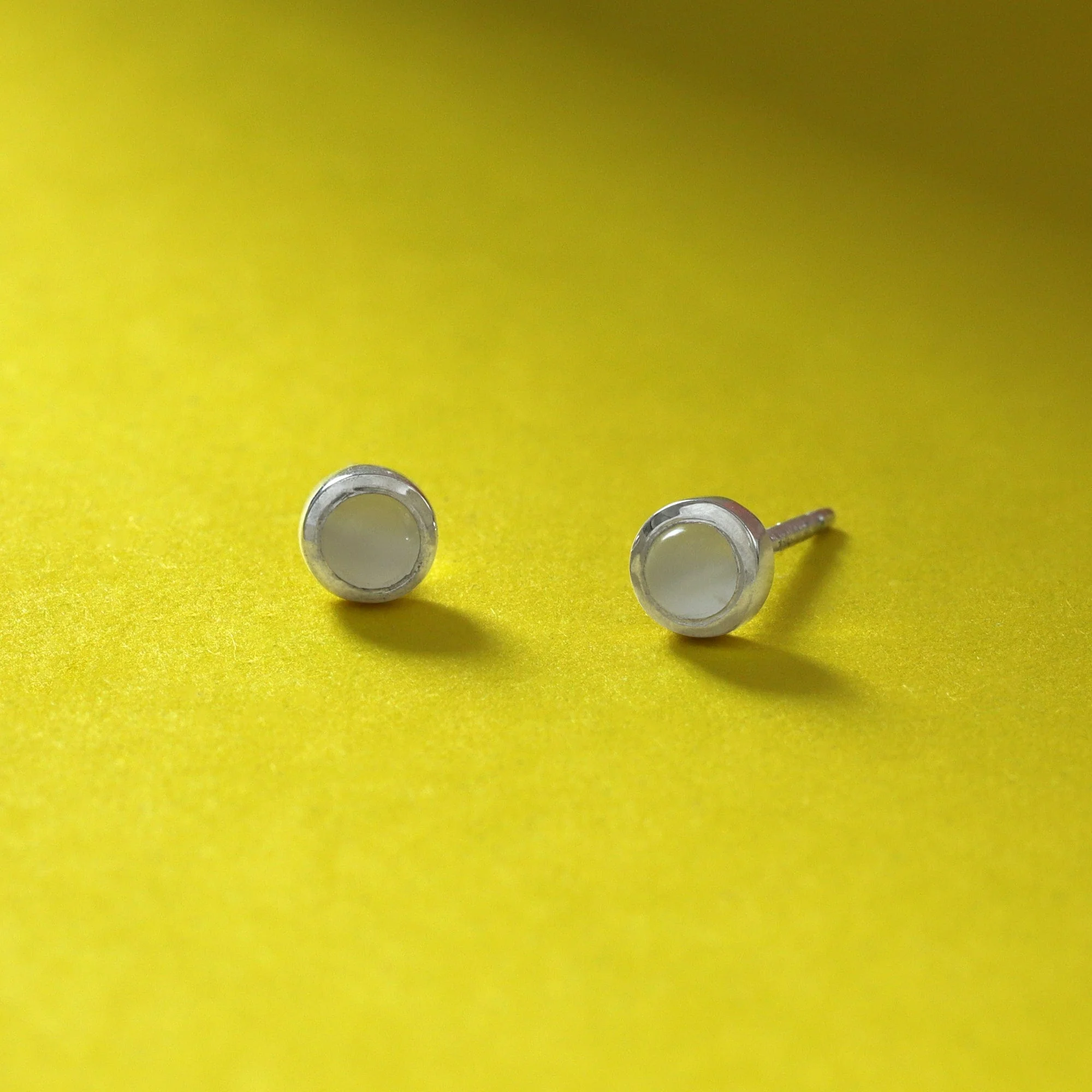 Belle Mini Studs with Stone - Image 8
