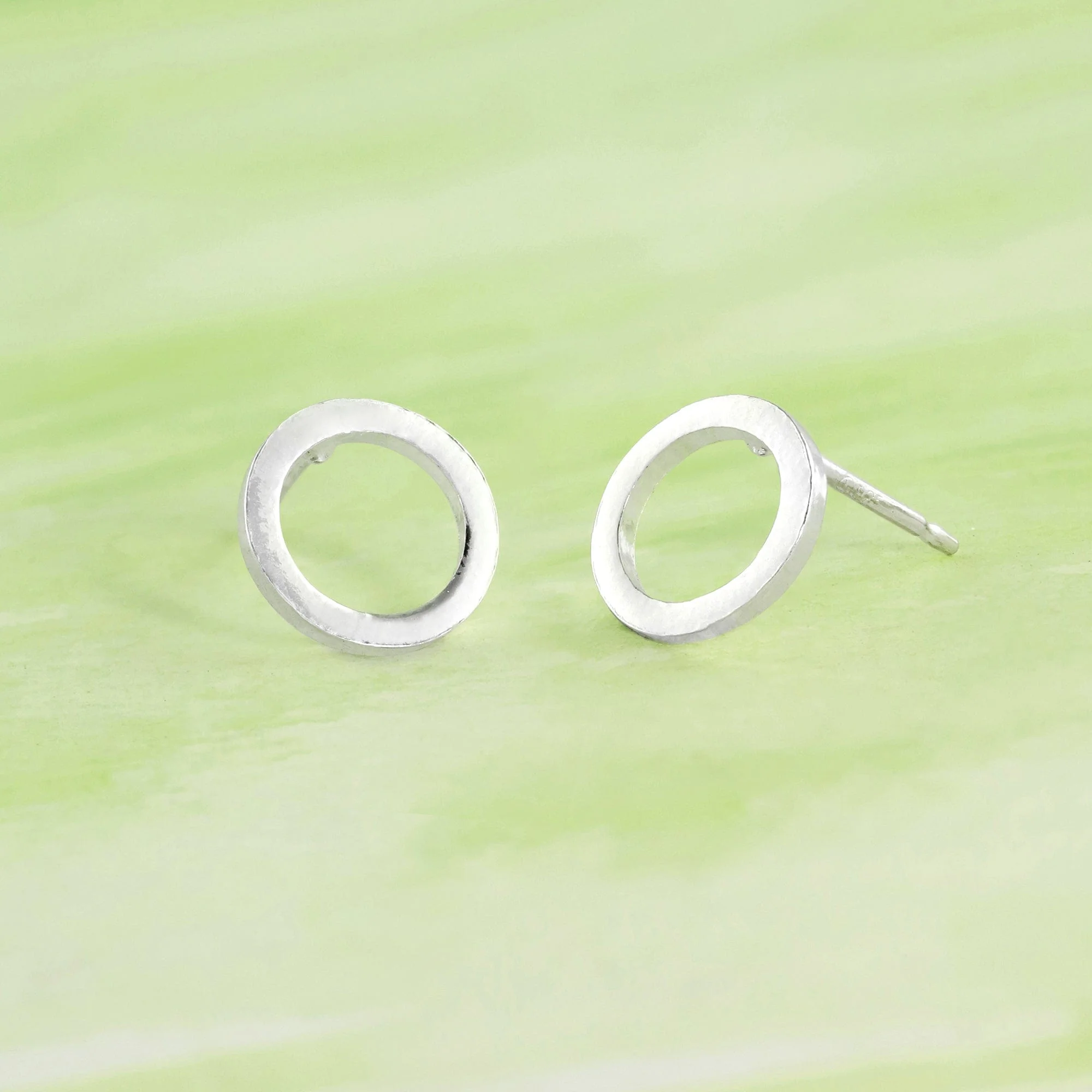 Belle Open Circle Studs - Image 3