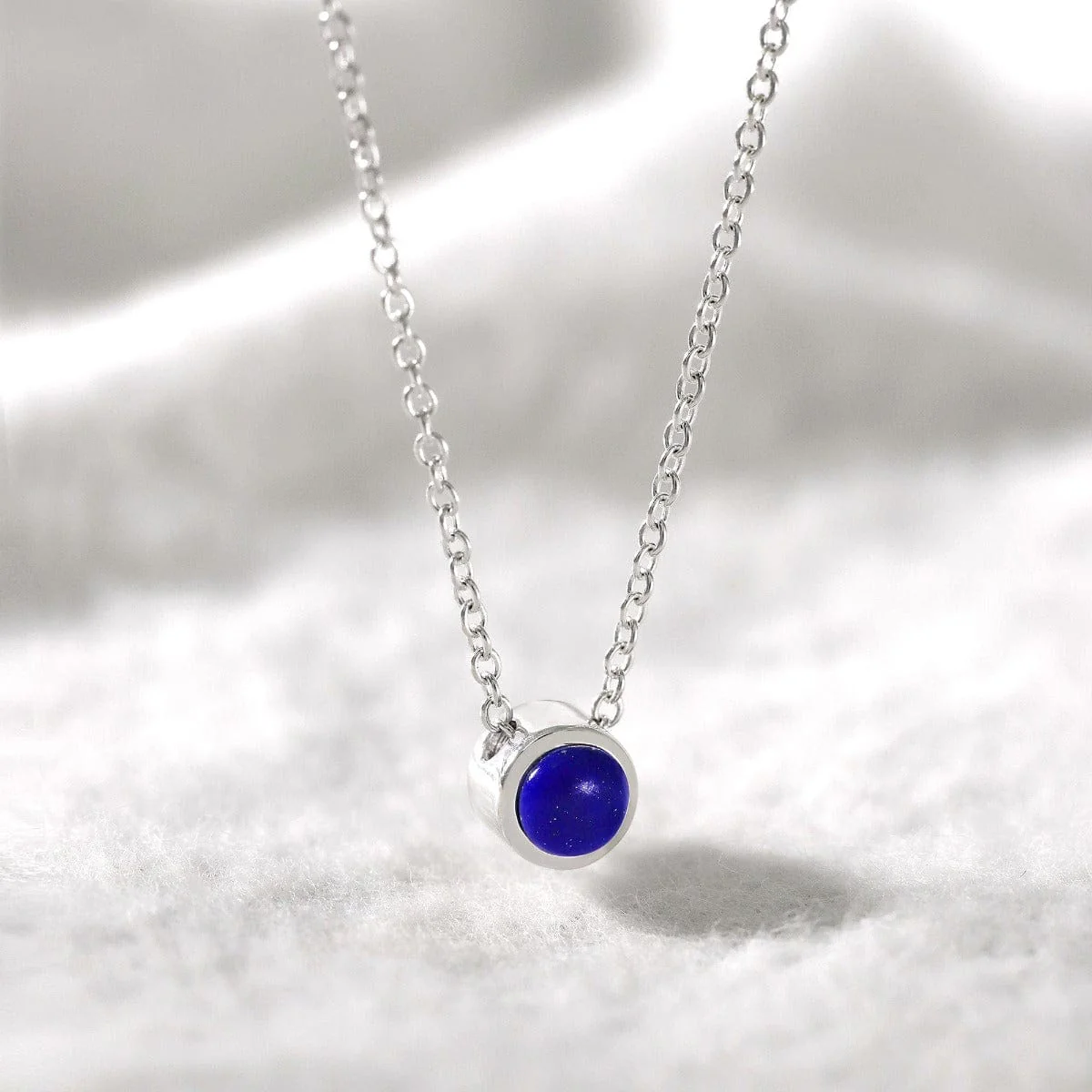 Belle Solo Birthstone Pendant Necklace - Image 26