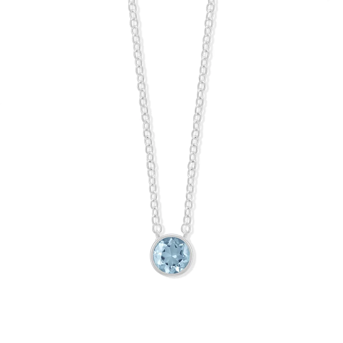 Belle Solo Birthstone Pendant Necklace - Image 27