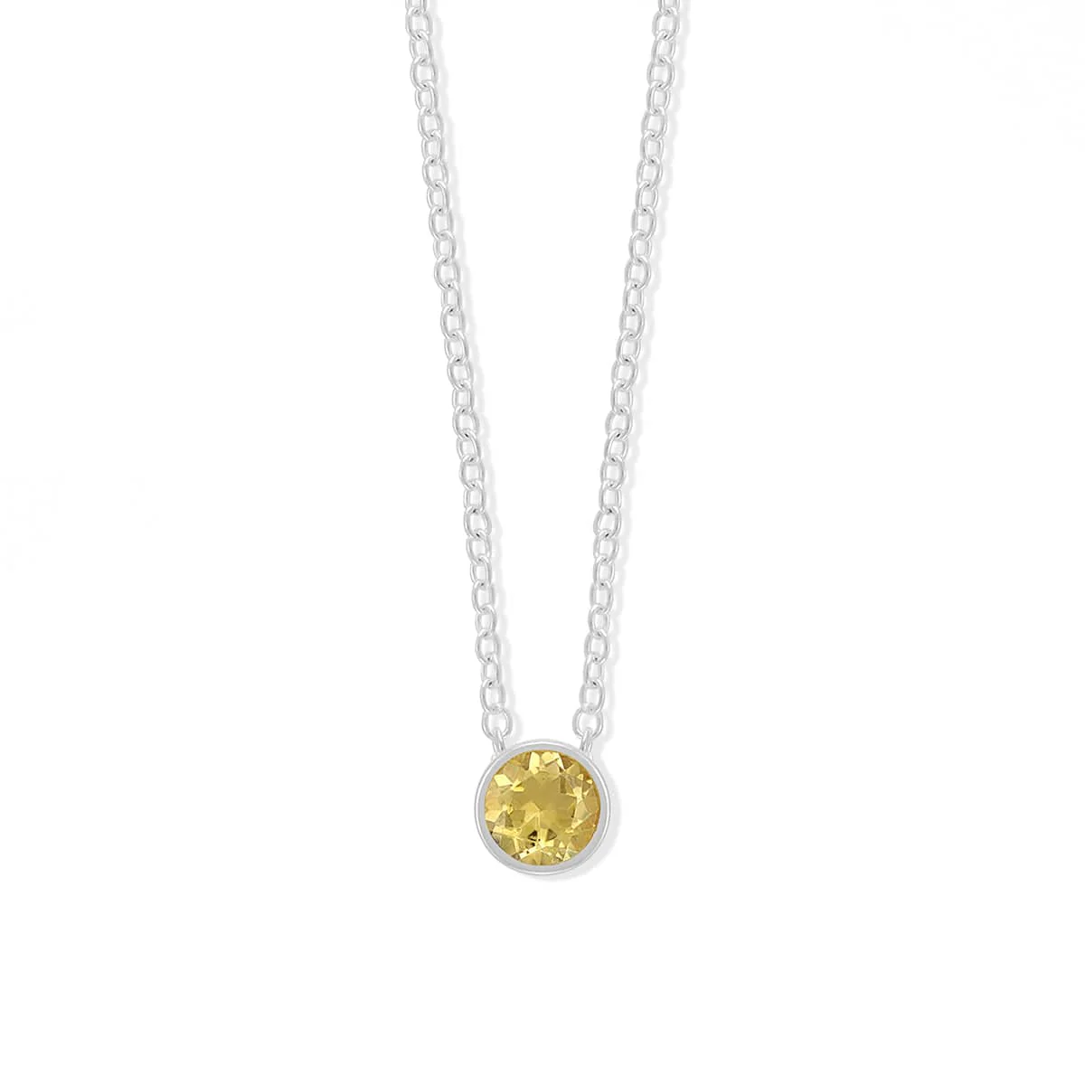 Belle Solo Birthstone Pendant Necklace - Image 31