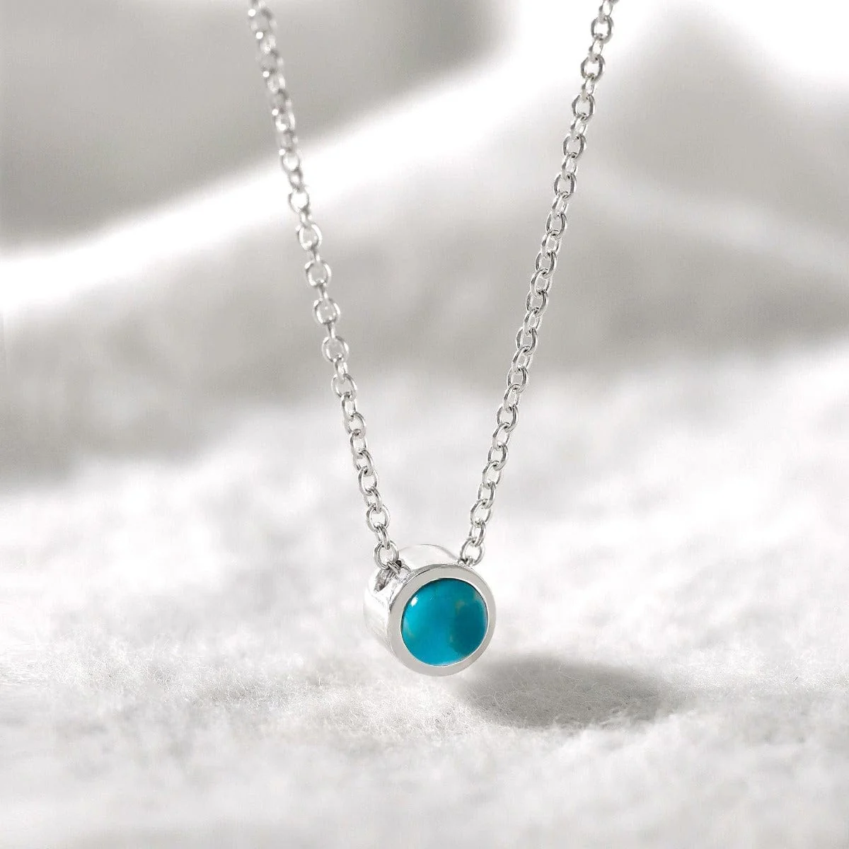 Belle Solo Birthstone Pendant Necklace - Image 33