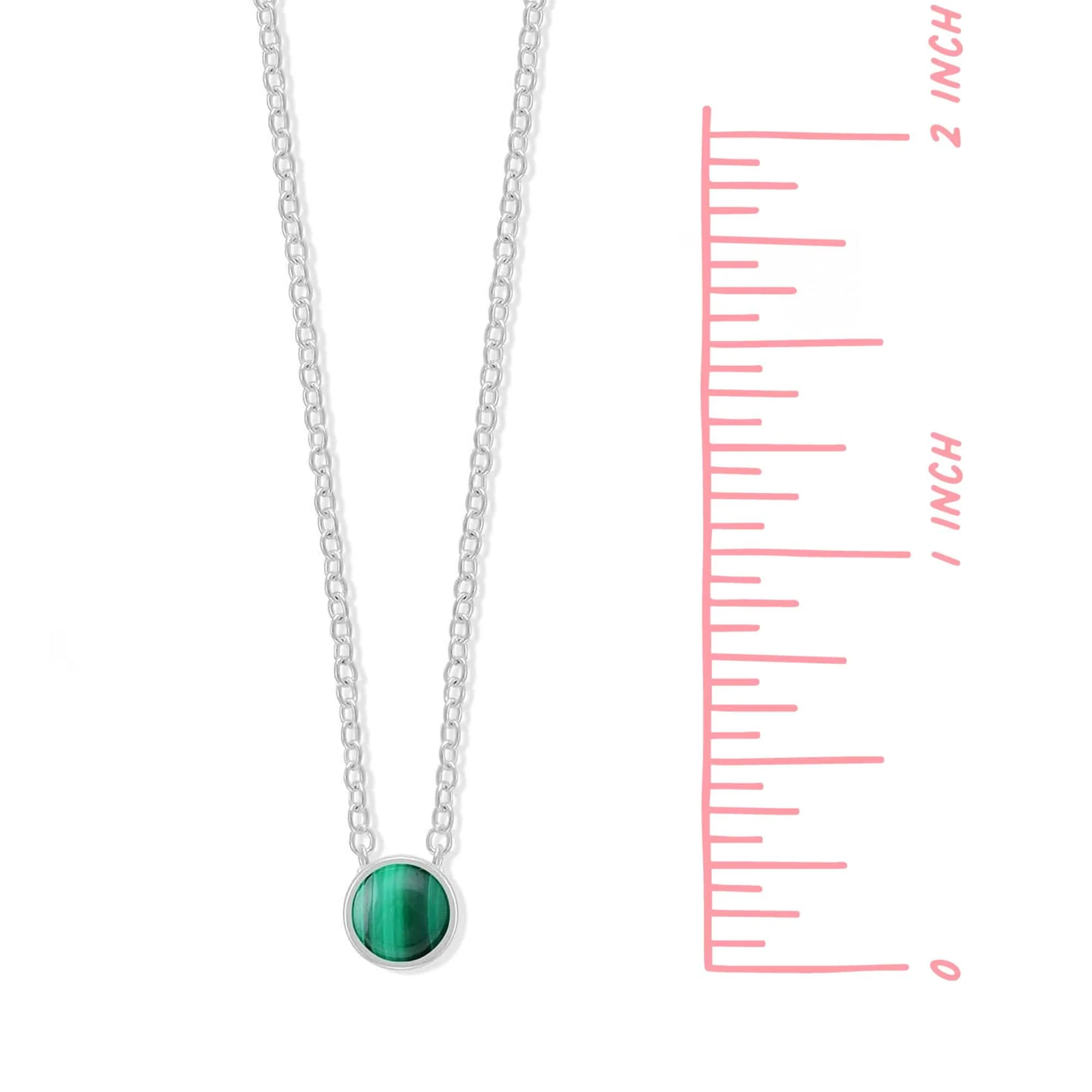 Belle Solo Birthstone Pendant Necklace - Image 34