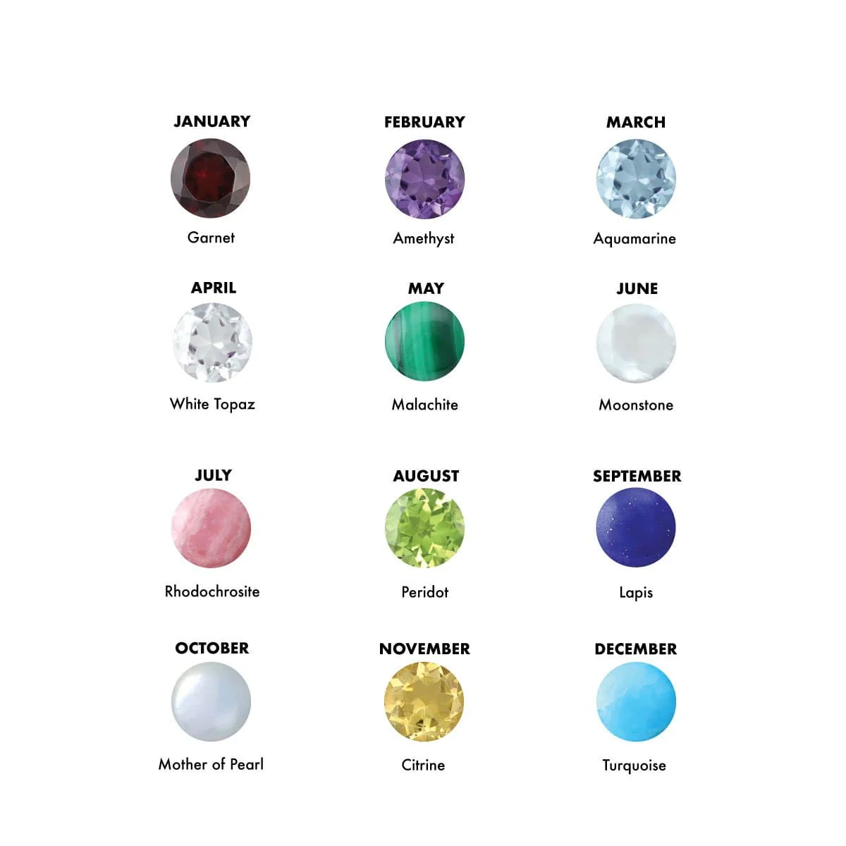 Belle Solo Birthstone Pendant Necklace - Image 9