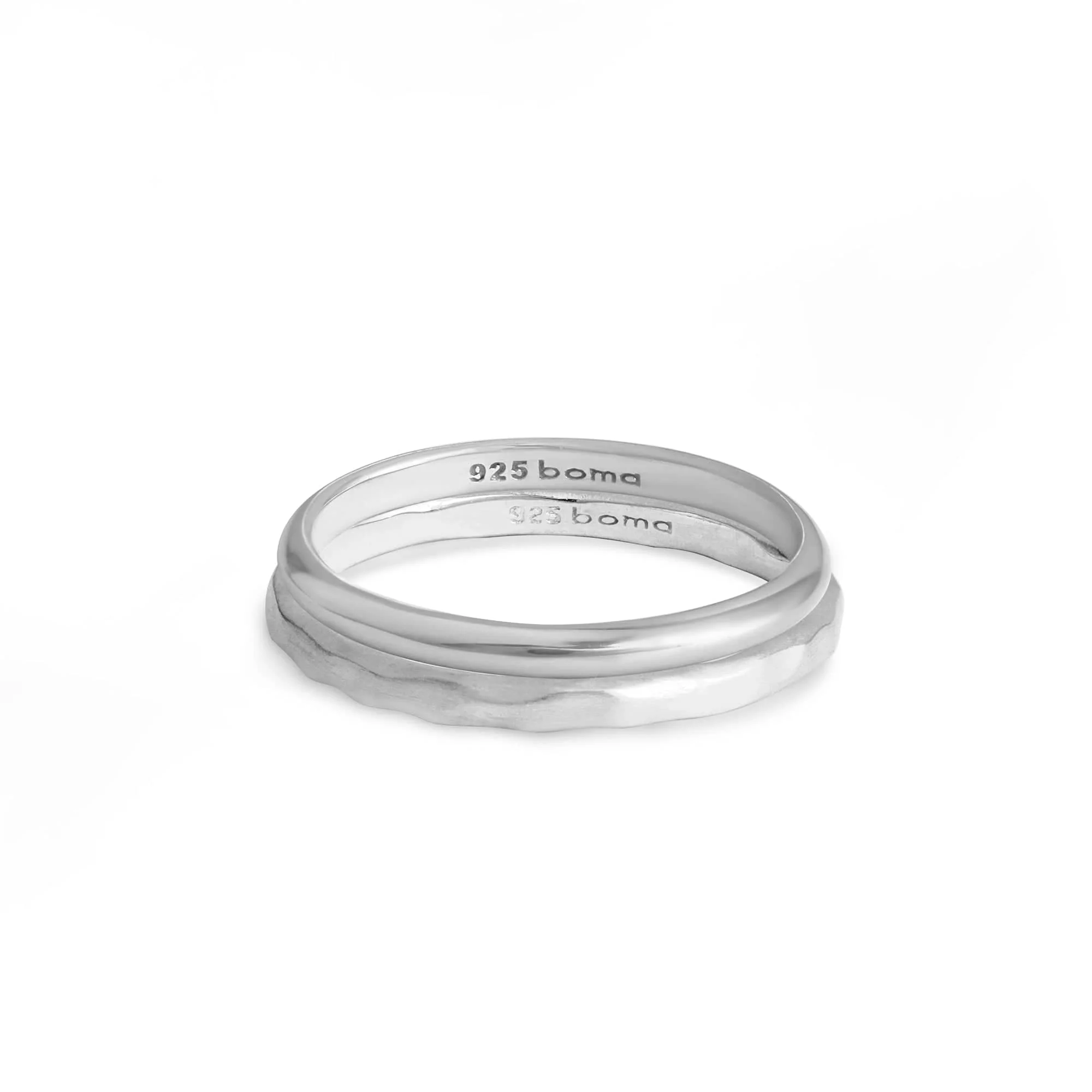Belle Textured Ring Set - Image 3