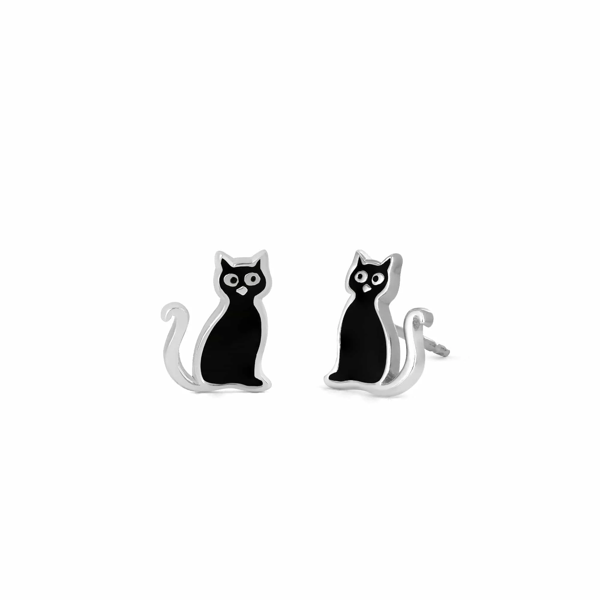 Black Cat Studs