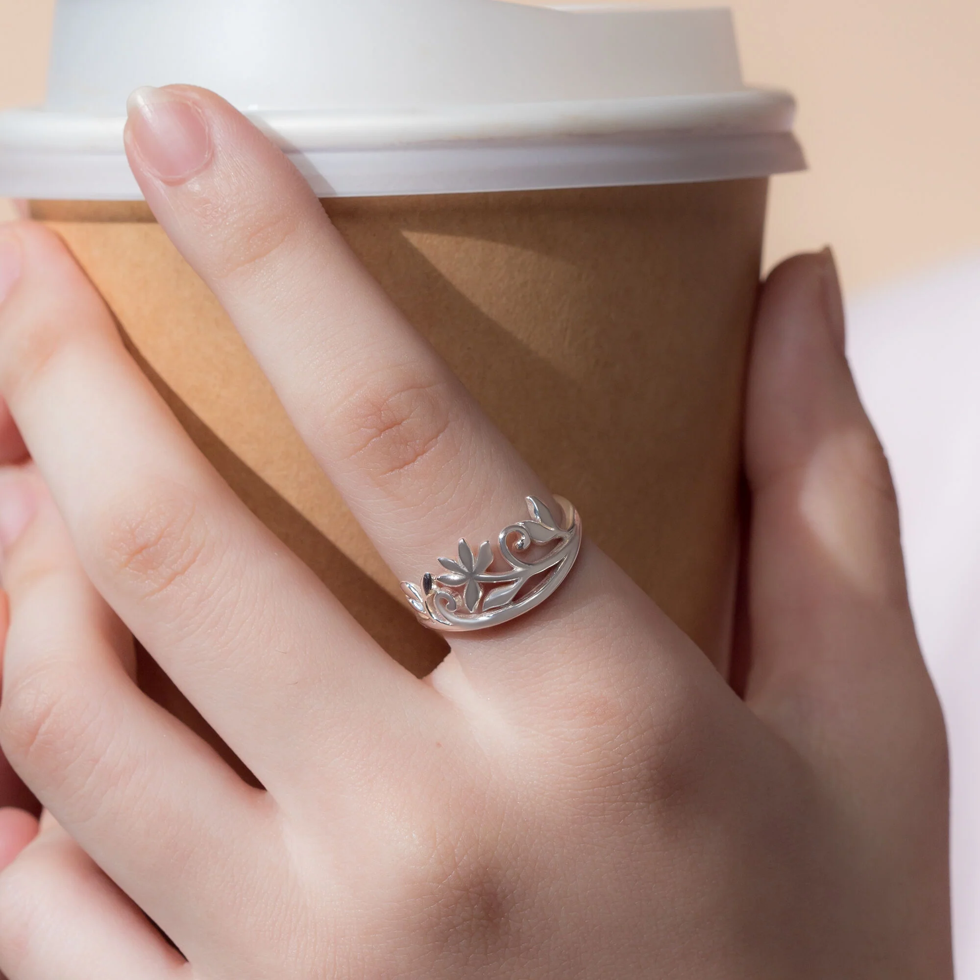 Blooming Vine Ring - Image 2