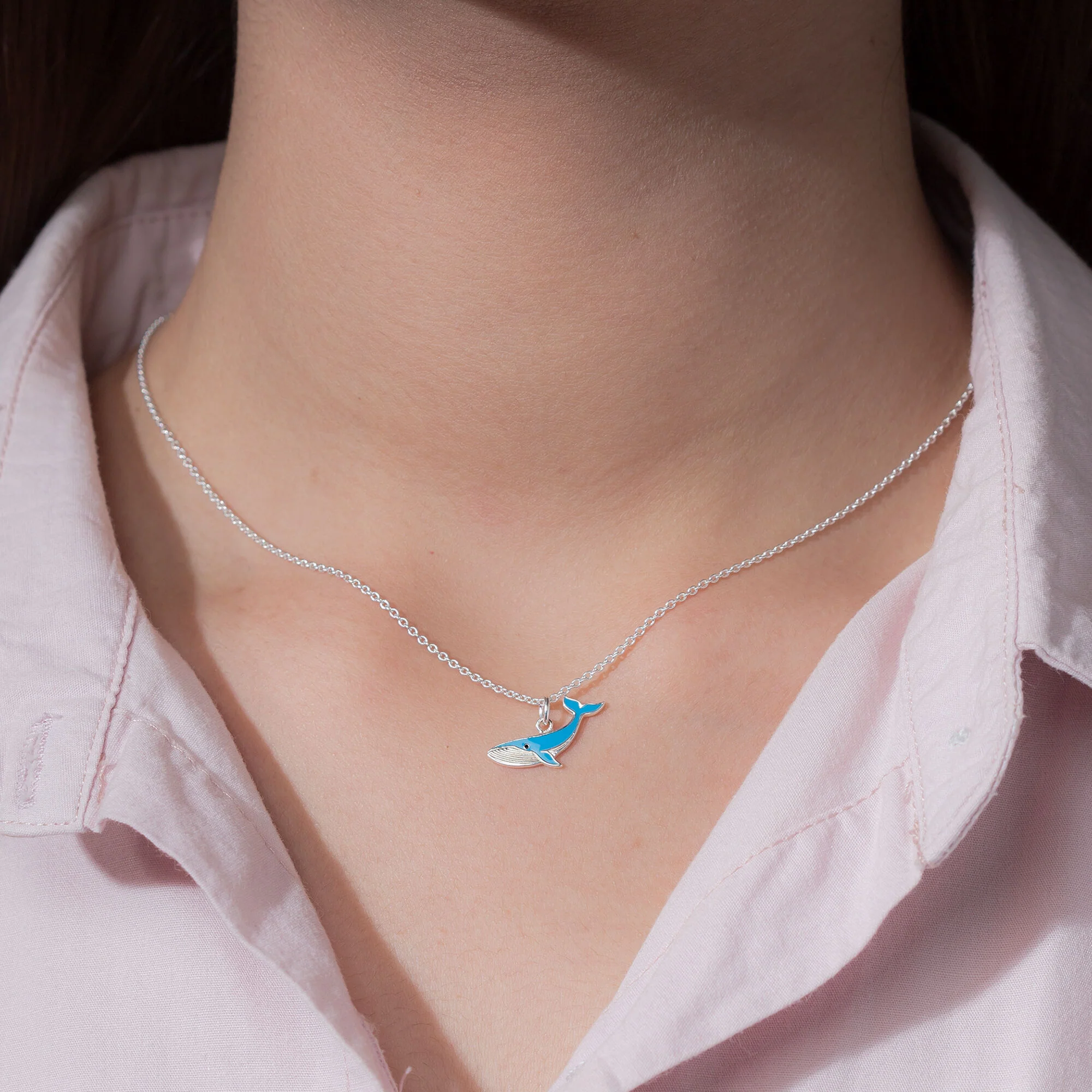 Blue Whale Necklace - Image 2