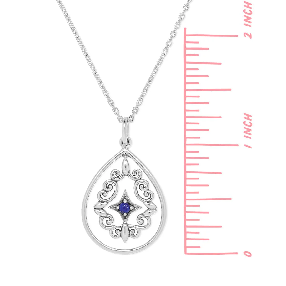Bohemian Filigree Necklace with Stone - Image 5