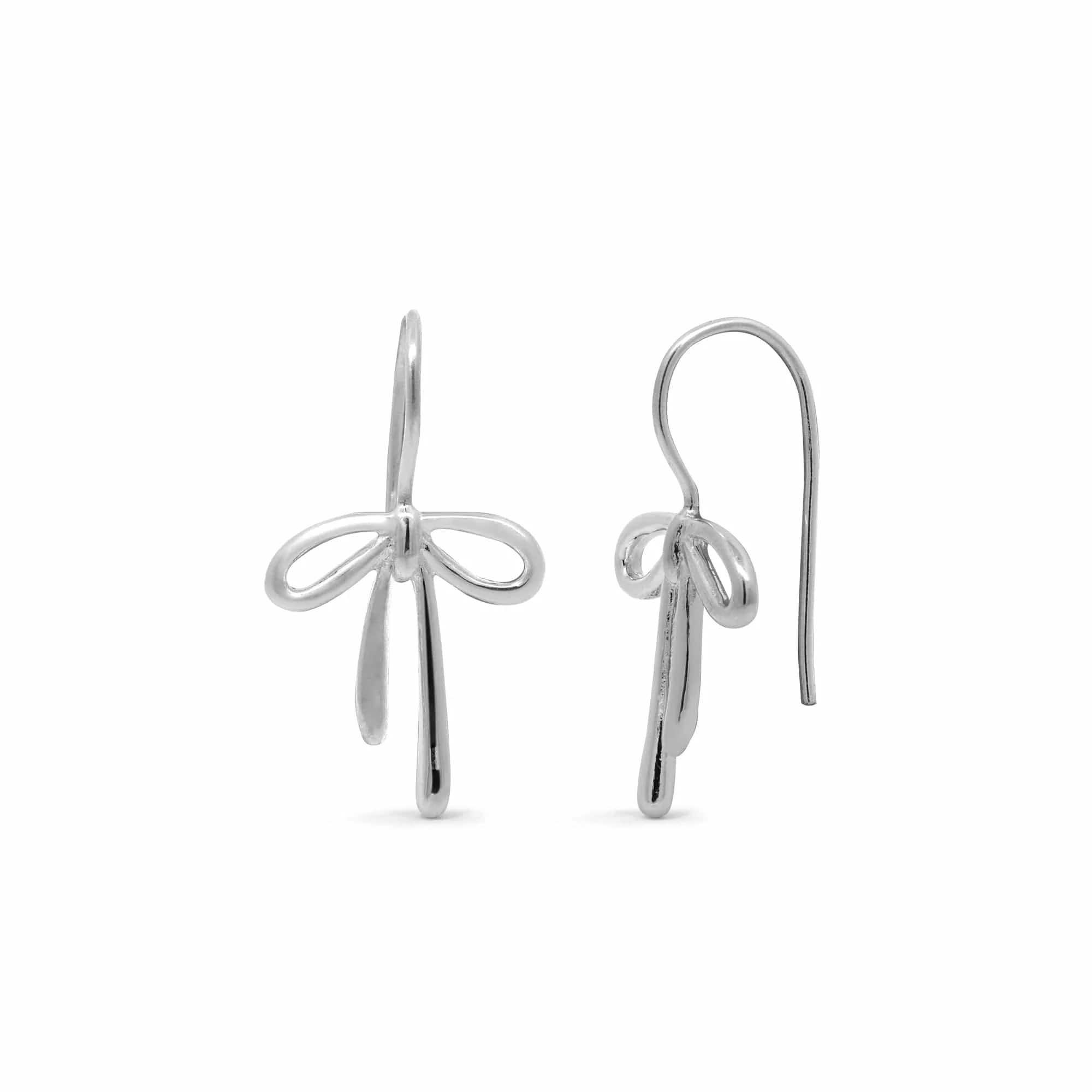 Bow Tie Ribbon Hoops