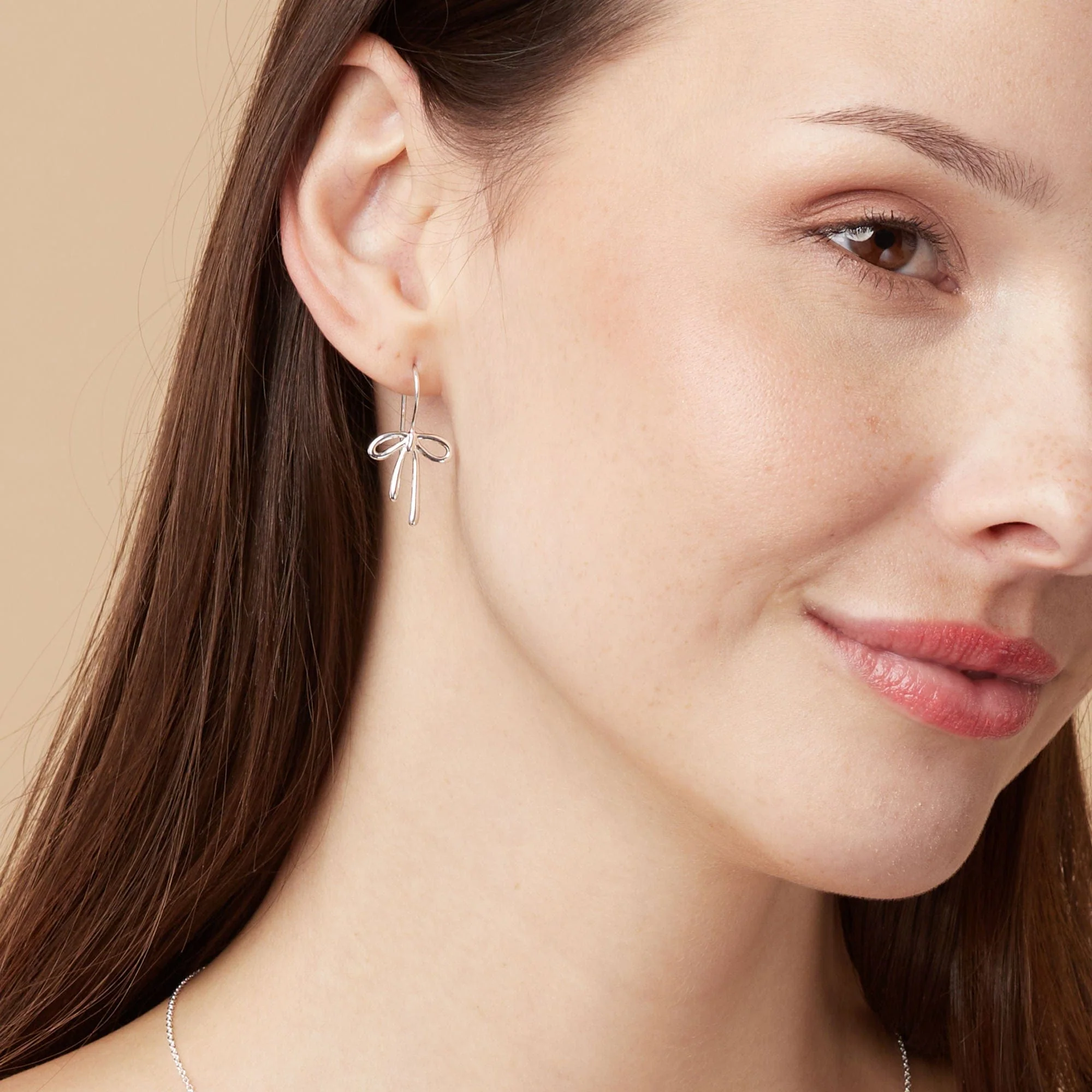 Bow Tie Ribbon Hoops - Image 3