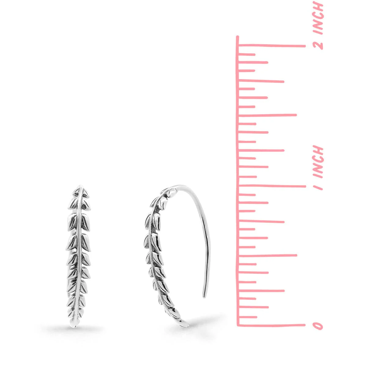 Bracken Fern Earrings - Image 3
