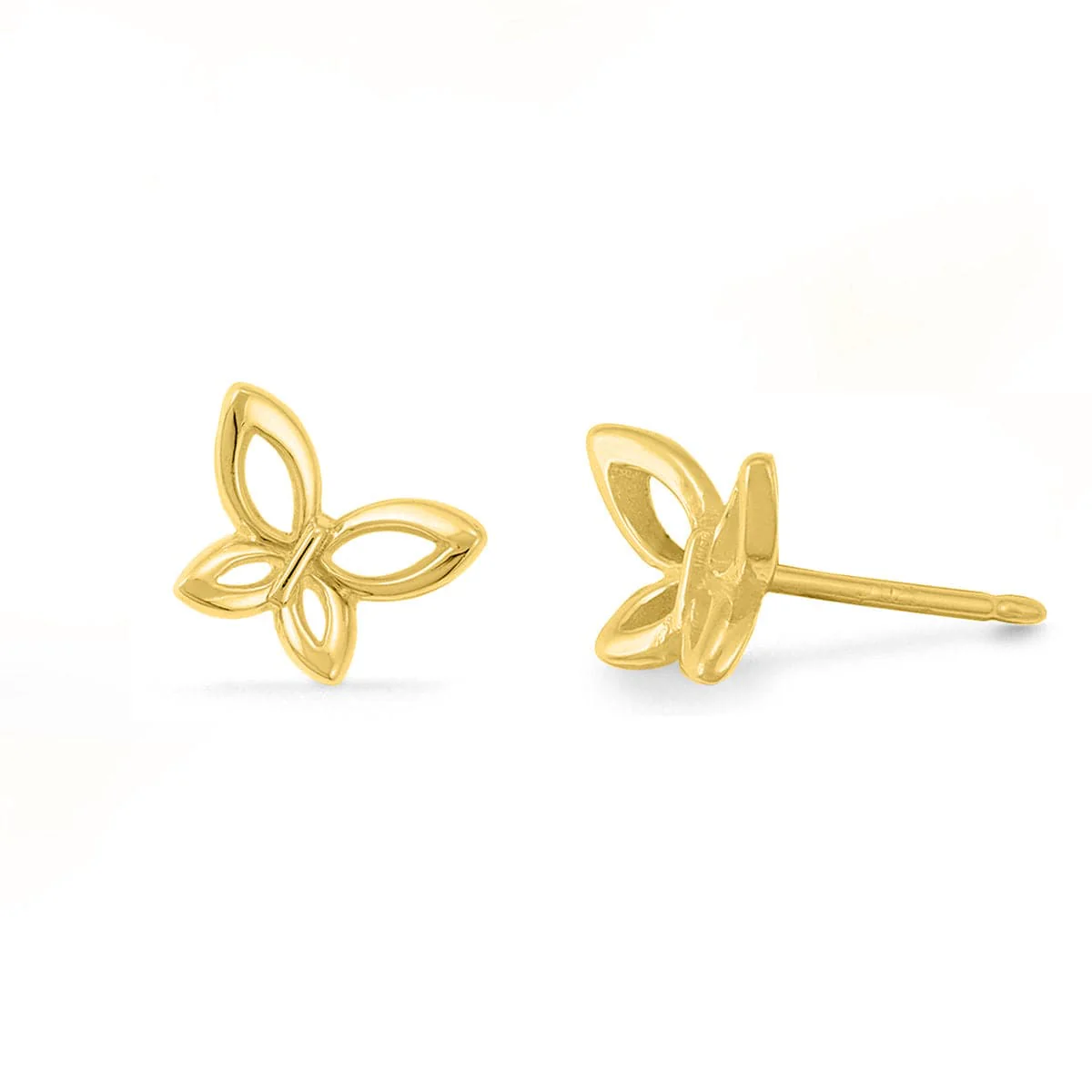 Butterfly Stud Earrings - Image 3