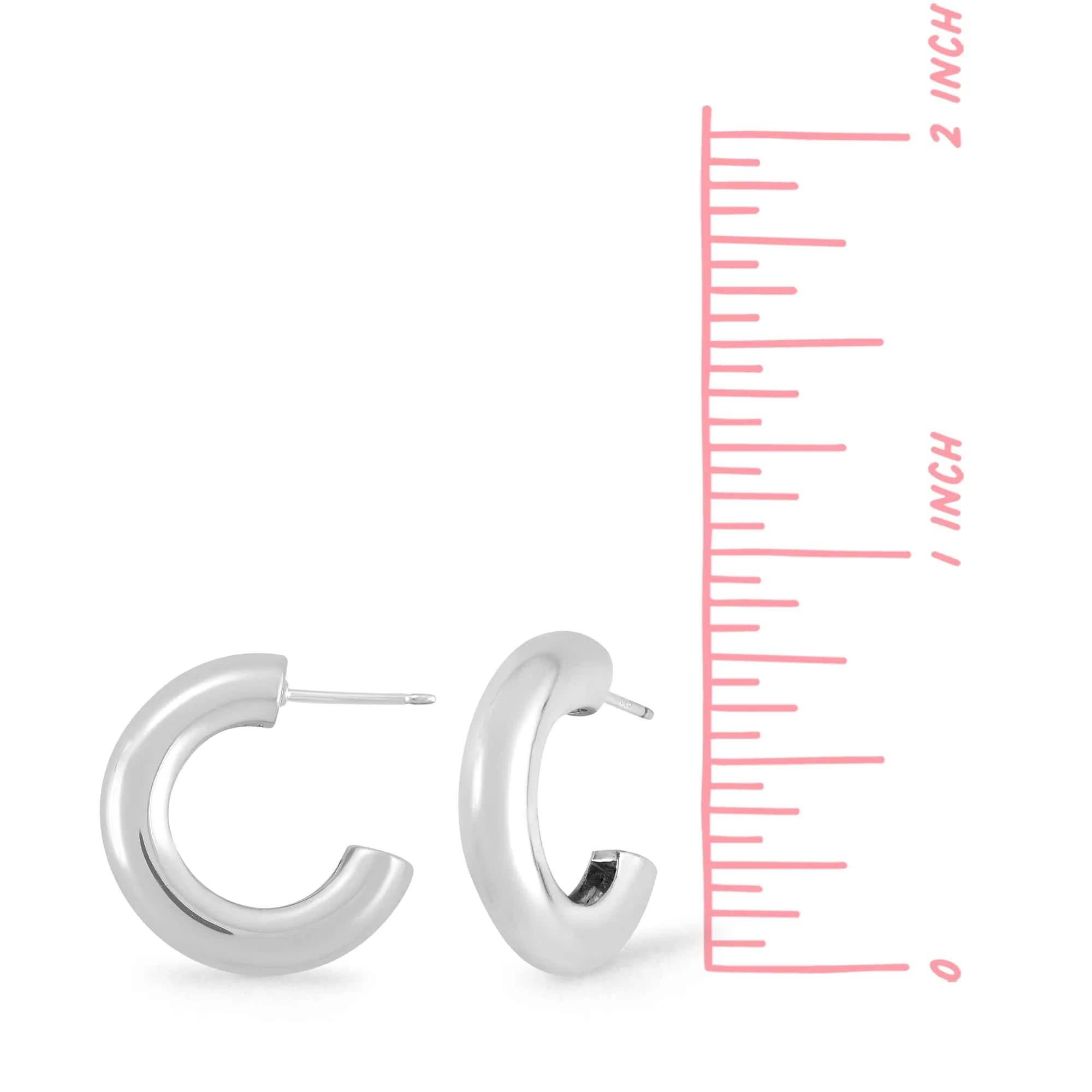 C-Shape Hoops - Image 3