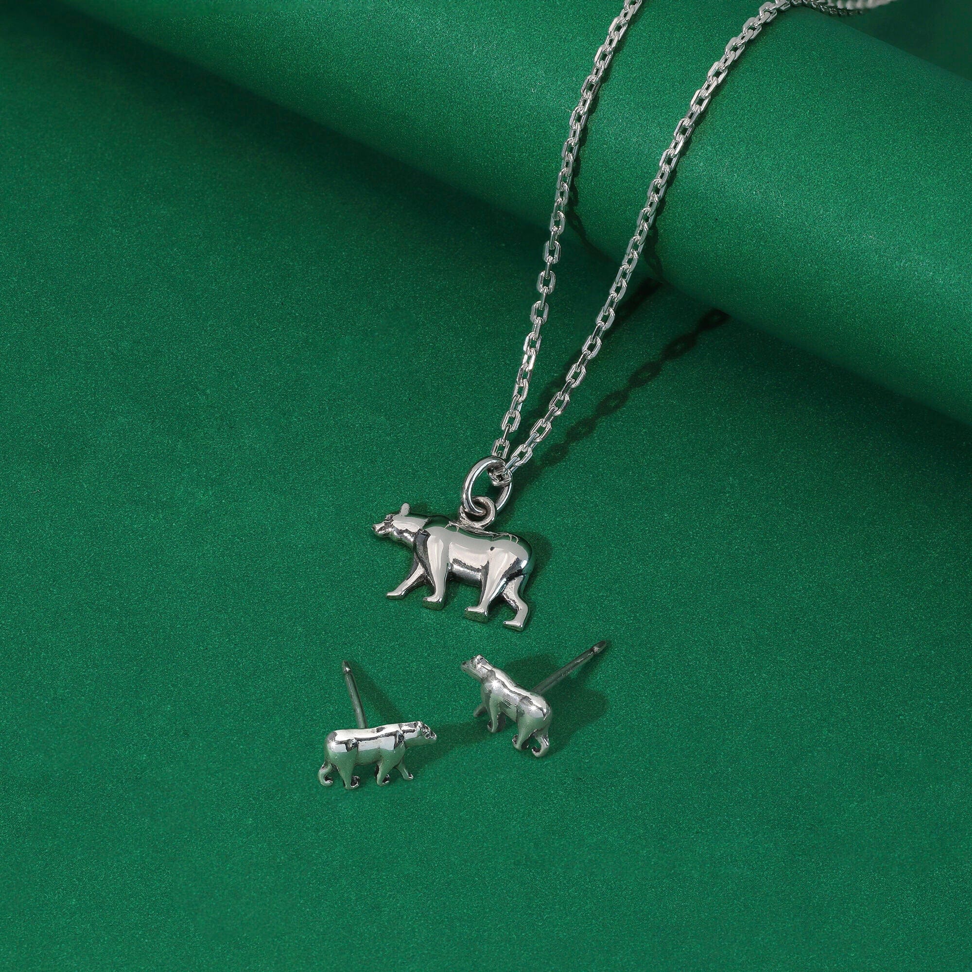 California Grizzly Bear Earring Studs - Image 10