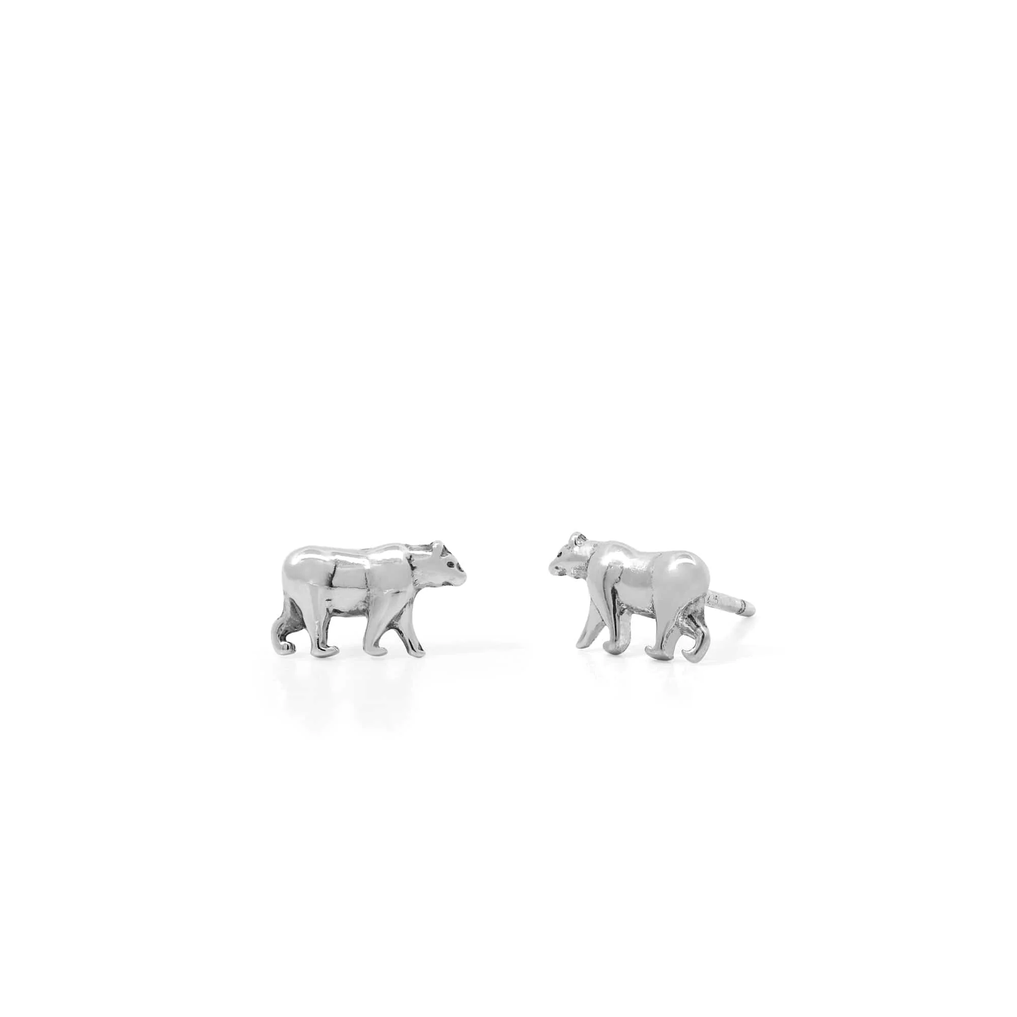 California Grizzly Bear Earring Studs - Image 2