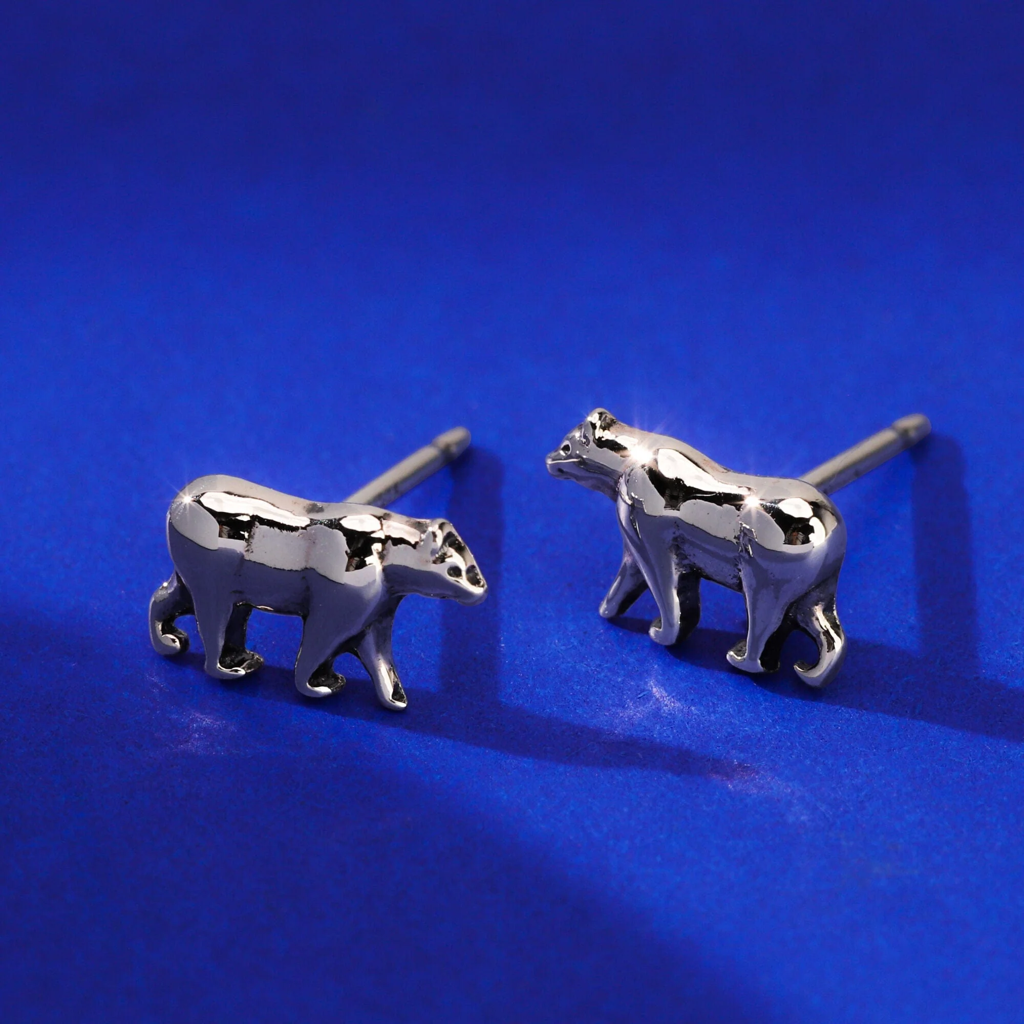 California Grizzly Bear Earring Studs - Image 4