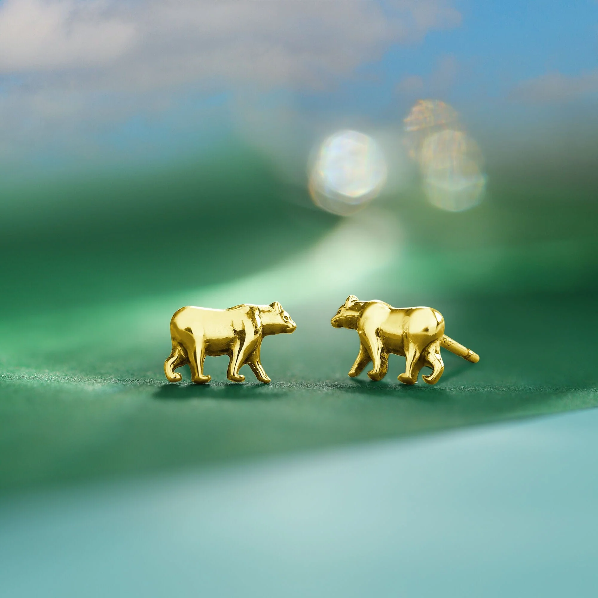California Grizzly Bear Earring Studs - Image 9