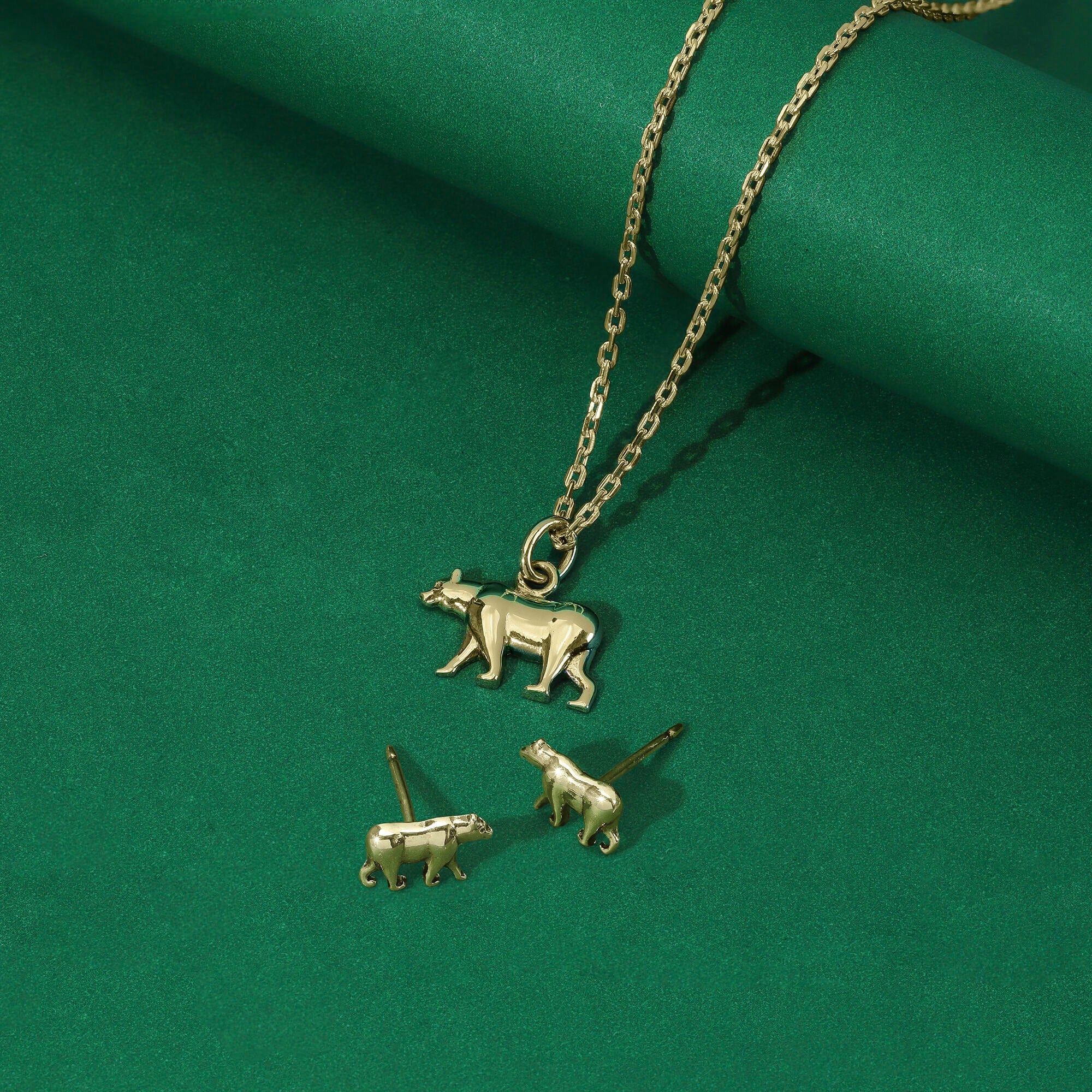 California Grizzly Bear Pendant Necklace - Image 10