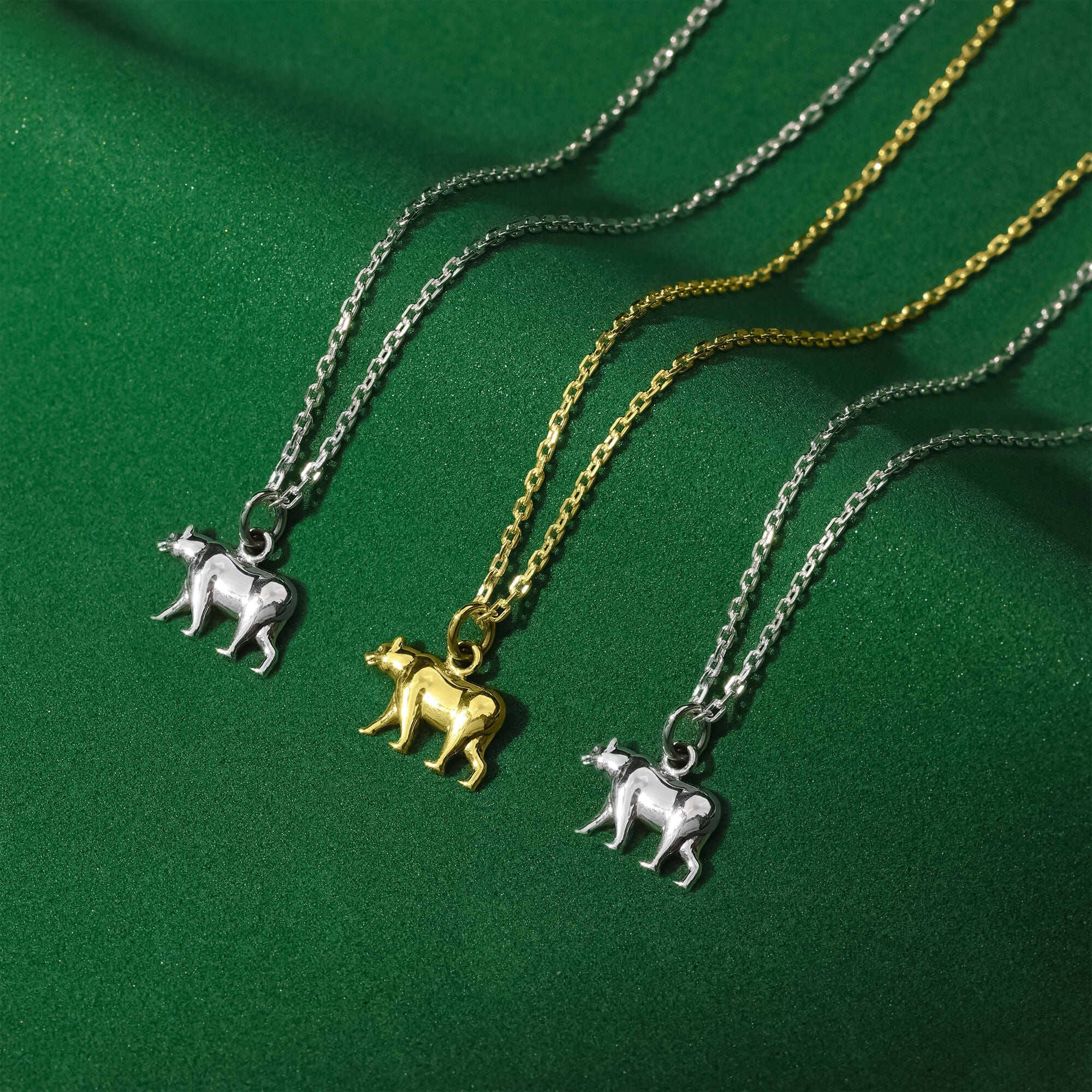 California Grizzly Bear Pendant Necklace - Image 12